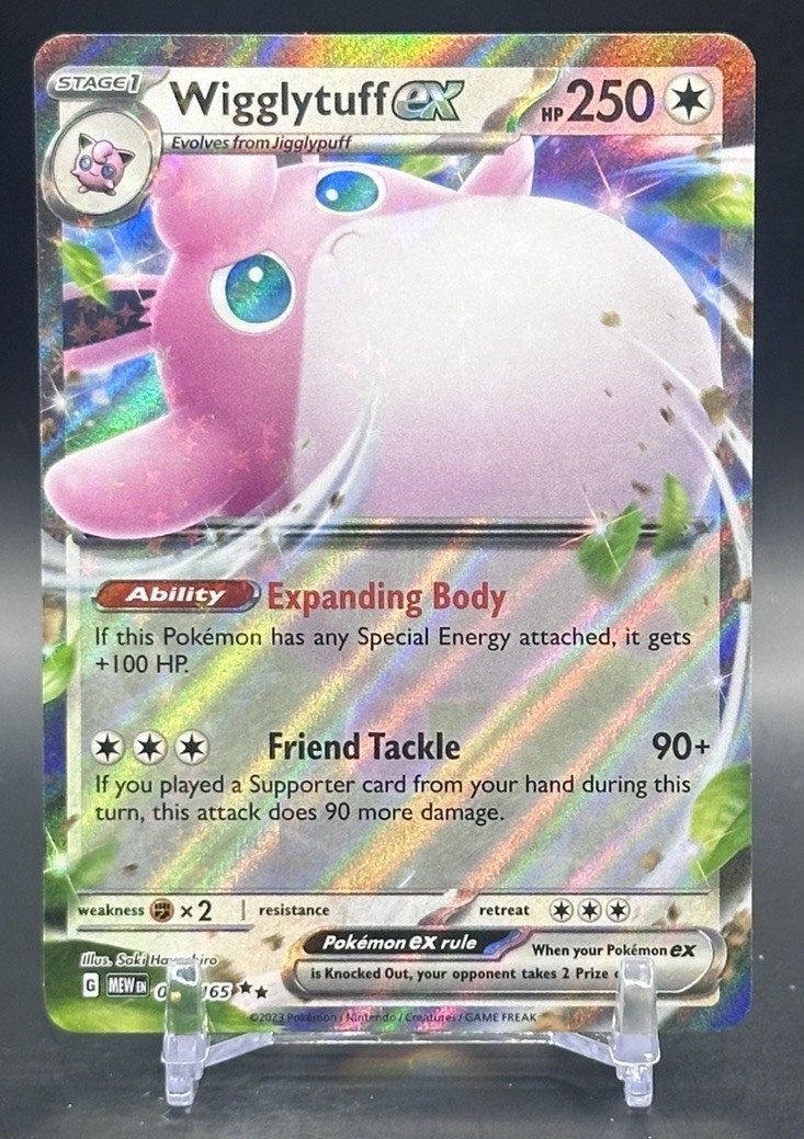Wigglytuff Ex 040/165 Pokemon Scarlet & Violet 151 English