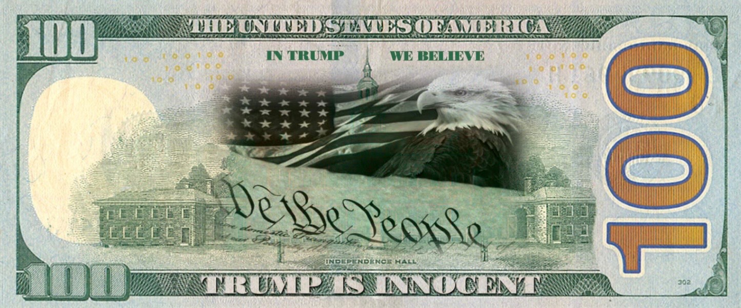 100 Pack Donald Trump is Innocent $100 Dollar POTUS Presidential Money Banknote