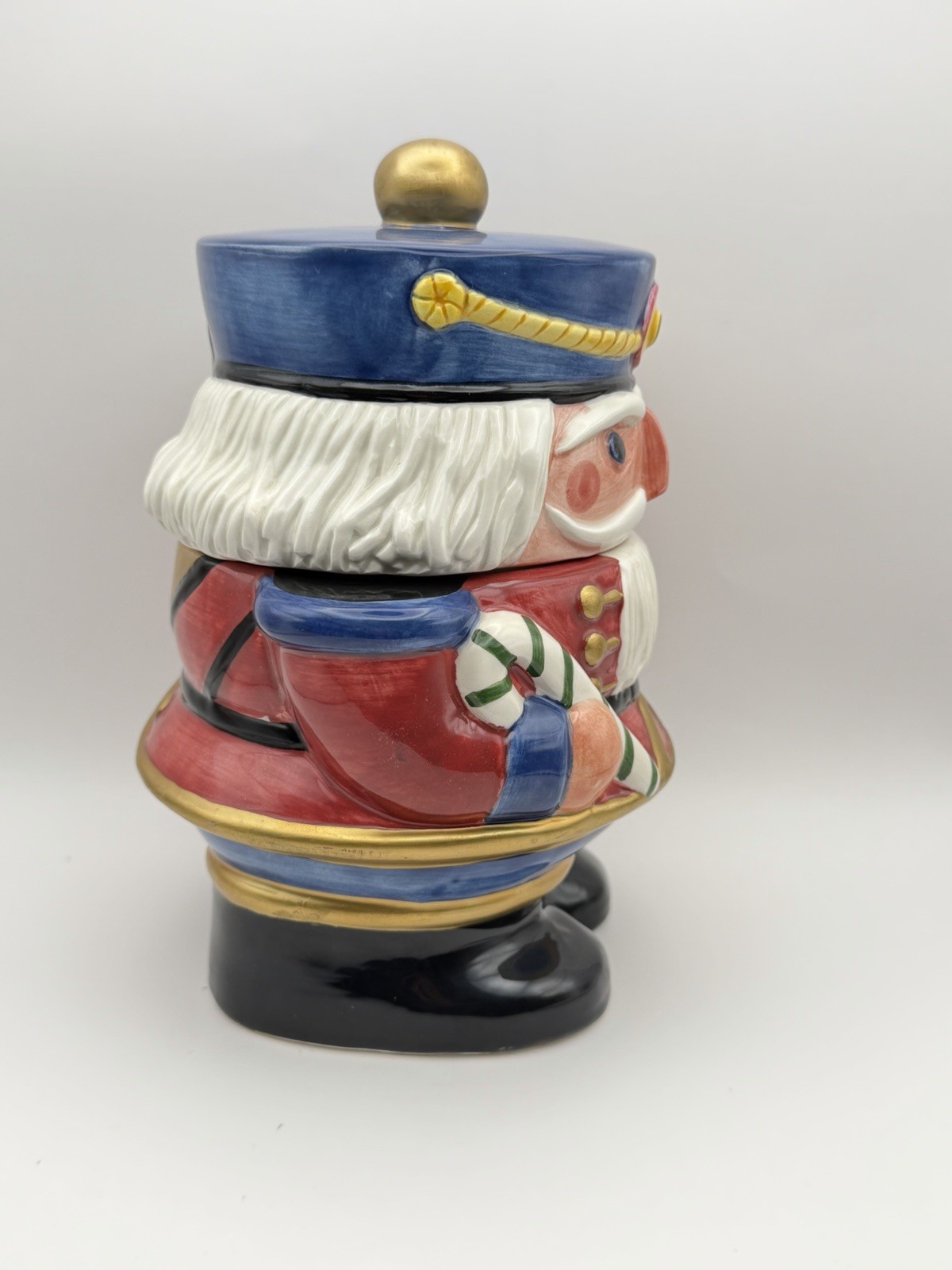 Fitz & Floyd 1992 “Nutcracker Sweets”Ceramic Christmas Holiday Cookie Jar