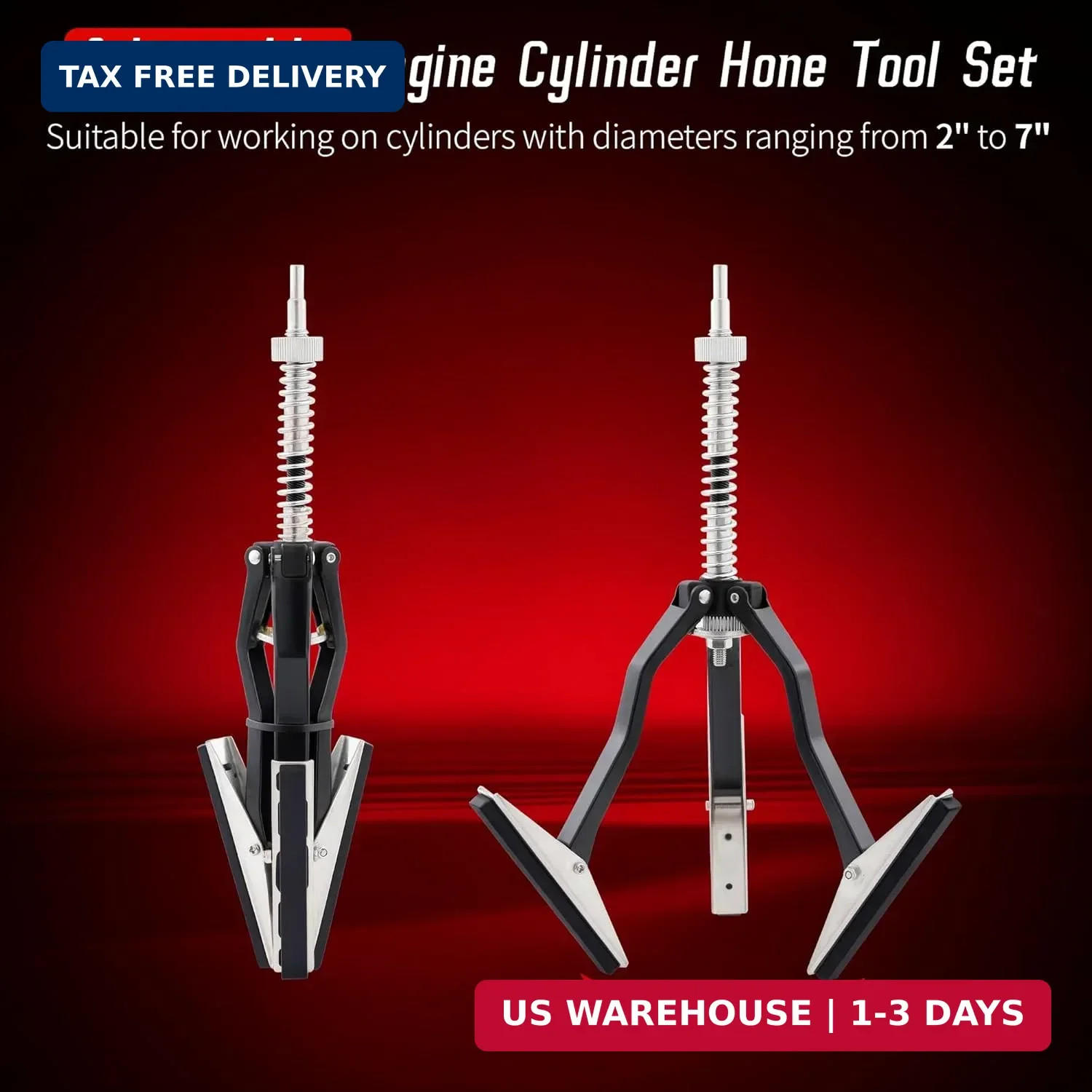 Cylinder Hone Tool, Adjustable Engine Cylinder Honing Tool for Grinding Holes fr