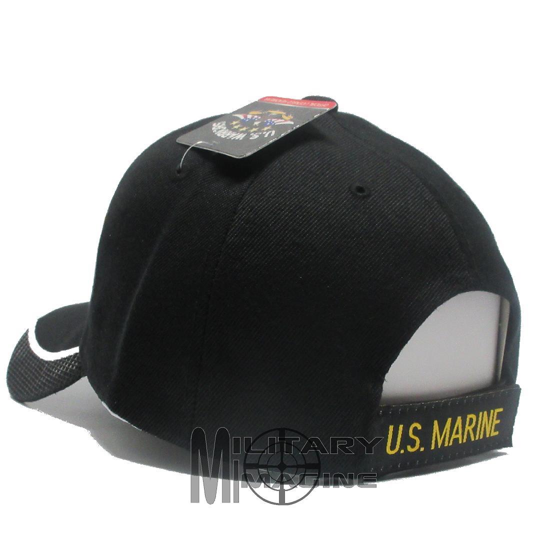 U.S. MARINES hat Military Logo Corps Baseball cap Black