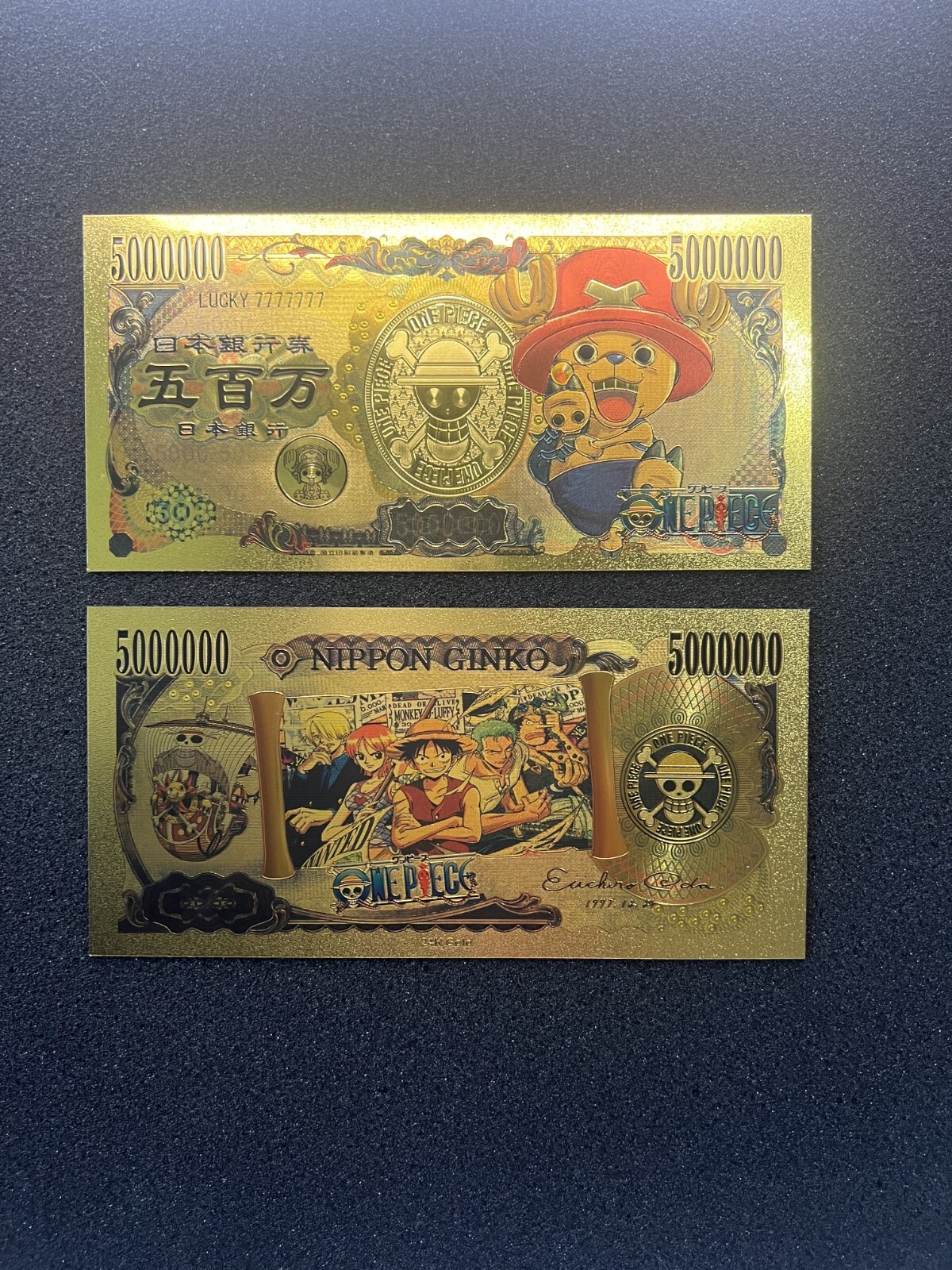 Tony Tony Chopper – 24k Gold Foil Banknote – One Piece Anime