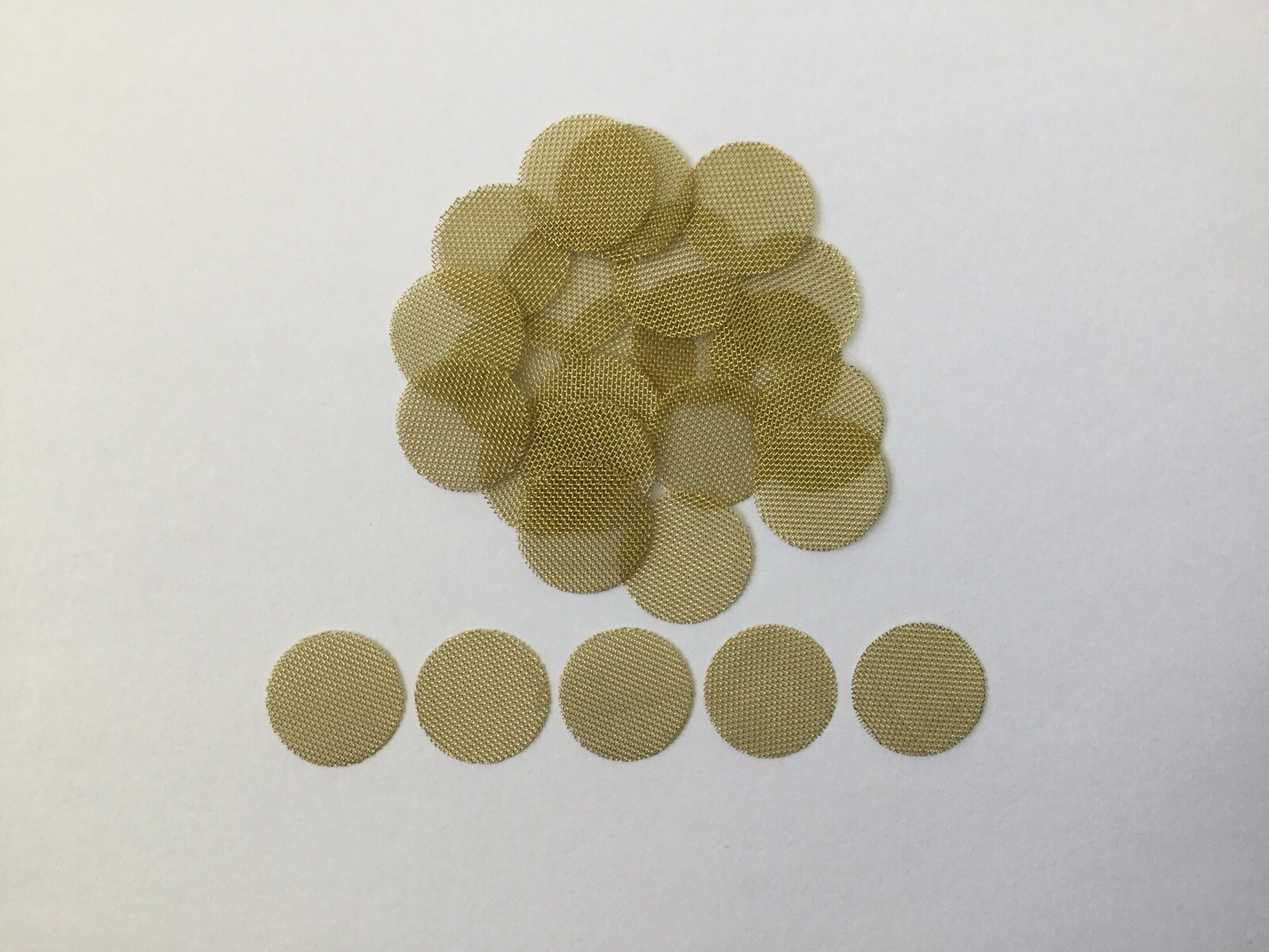 27 Count Brass Pipe Screens 5/8” HIGHEST QUALITY USA FREE SHIPPING