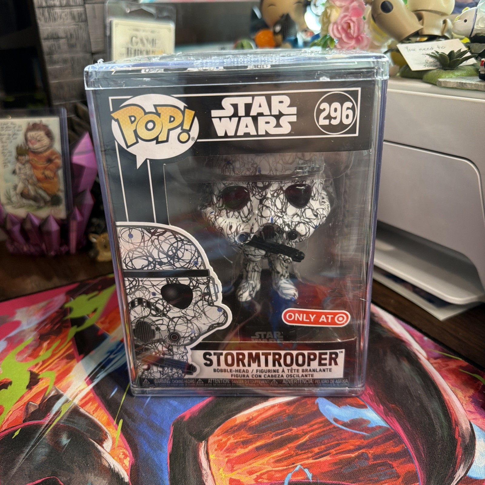 Funko POP! Star Wars Futura Art Series Stormtrooper #296 Target w/Hardstack