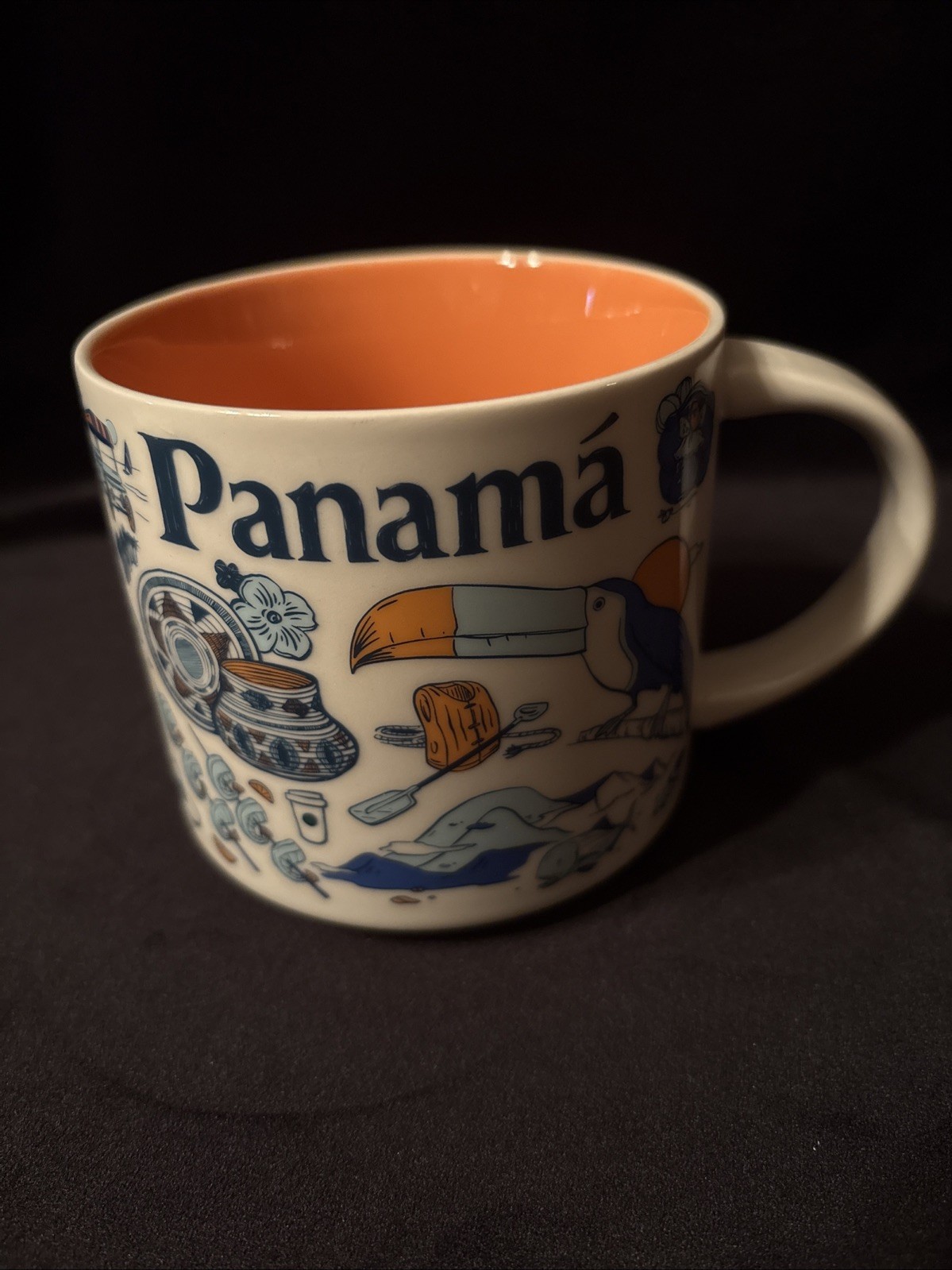 STARBUCKS Gorgeous PANAMÁ Been there Series 14 Oz Coffee Mug 414 ml You Are Here
