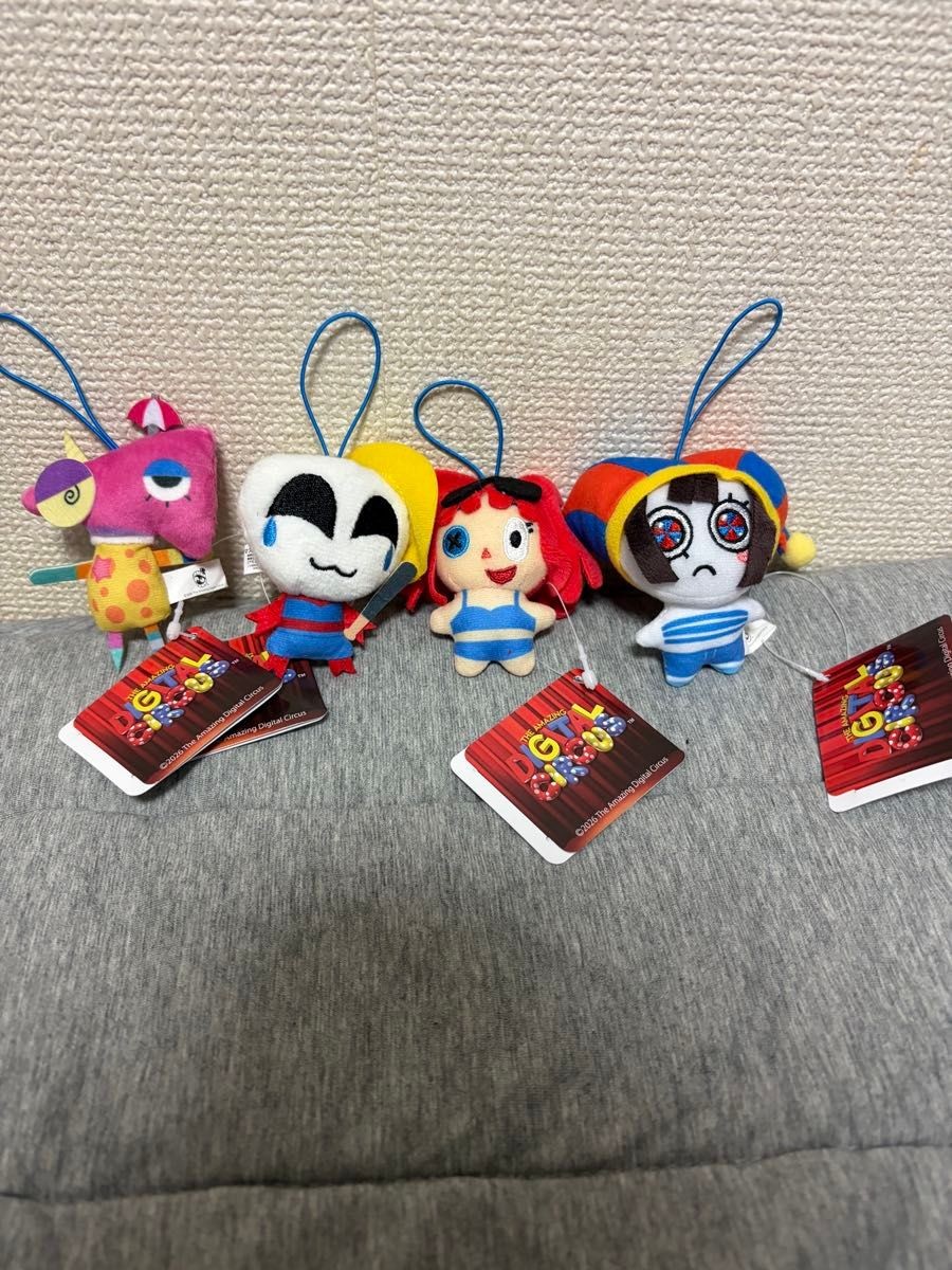 The Amazing Digital Circus Plush Toy Mascot Beach ver. Set of 4 NEW JP FS