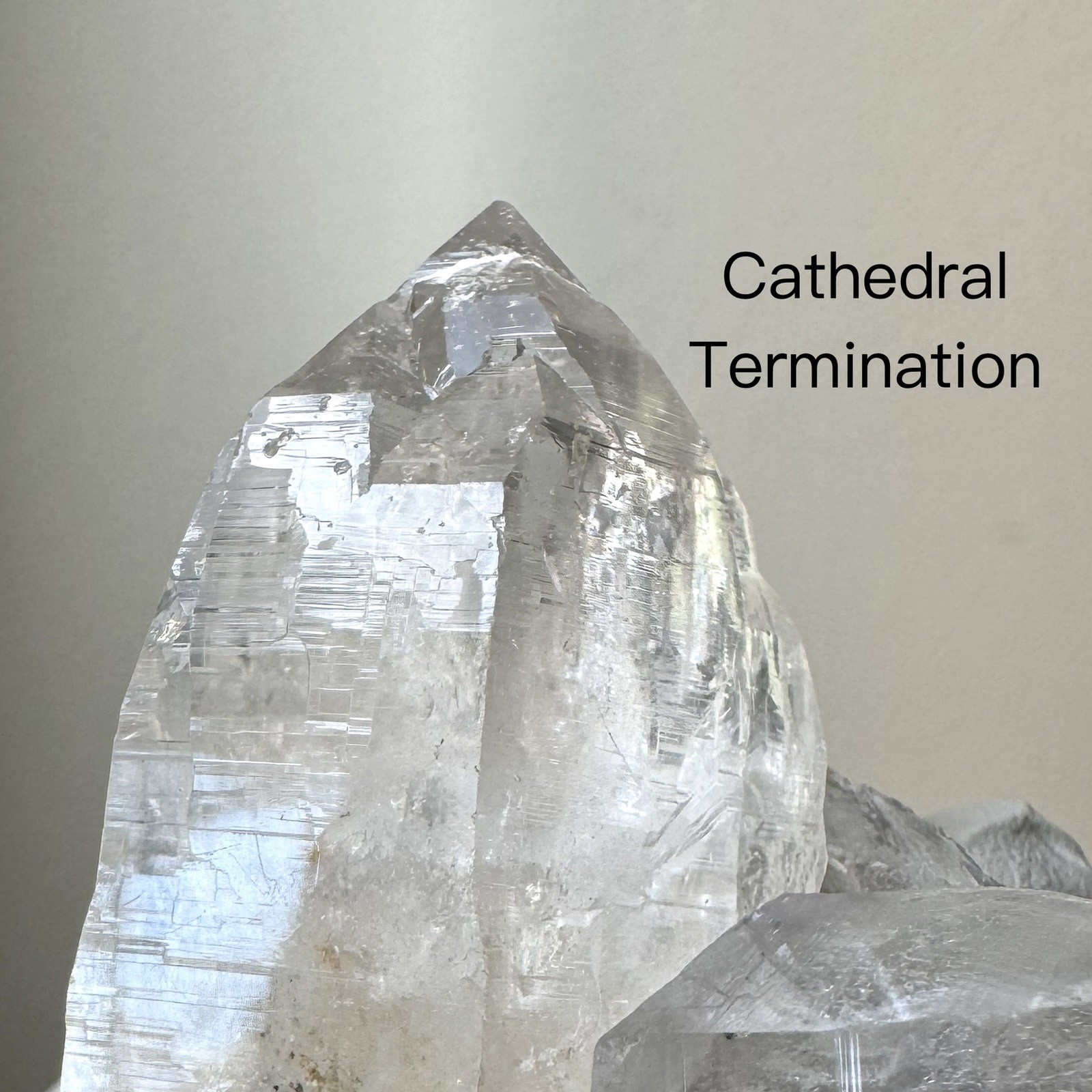 “Himalayan Ice Ark” Ganesh Himalayan Nepal Quartz Cathedral Twin Sidecar Crystal