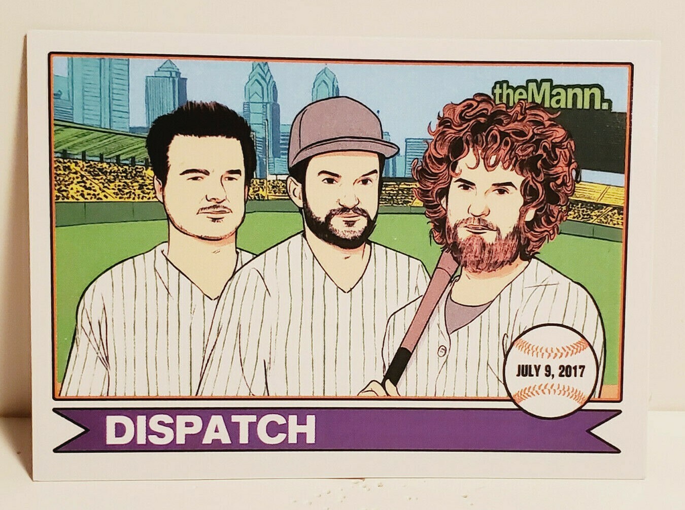 DISPATCH GUSTER 2017 TOUR MANN MUSIC CENTER PHILADELPHIA CONCERT TRADING CARD