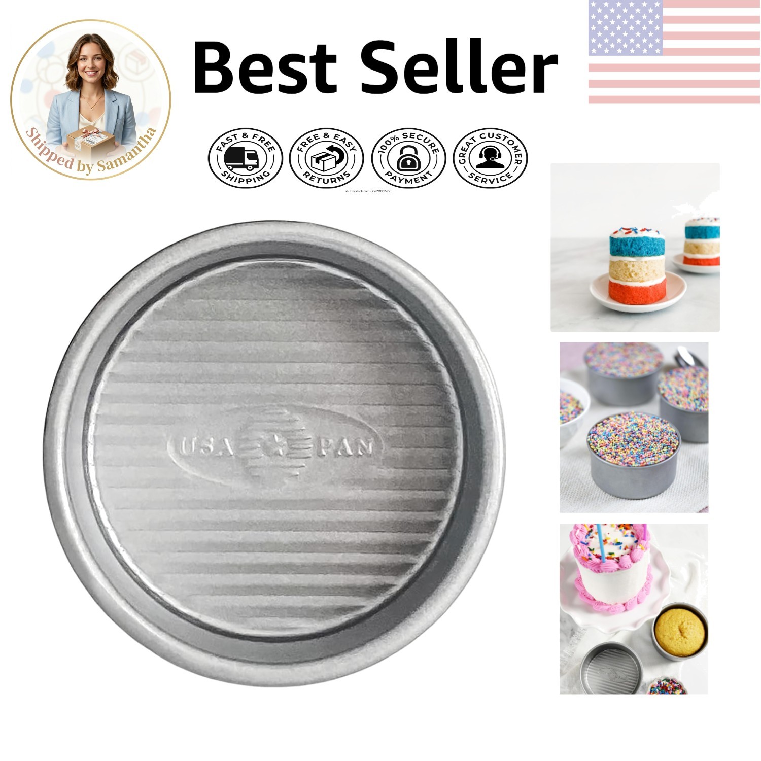 Multi-Purpose 4-Inch Round Cake Pan – Ideal for Birthdays & Special Treats