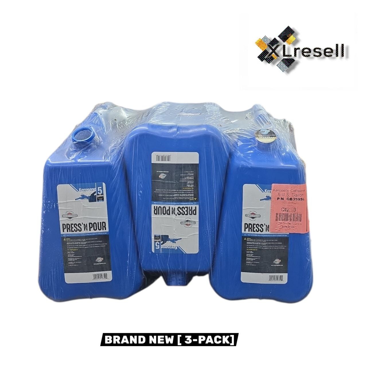 Garage Boss Press N Pour 5 Gal. Kerosene Can ( 3-PACK)
