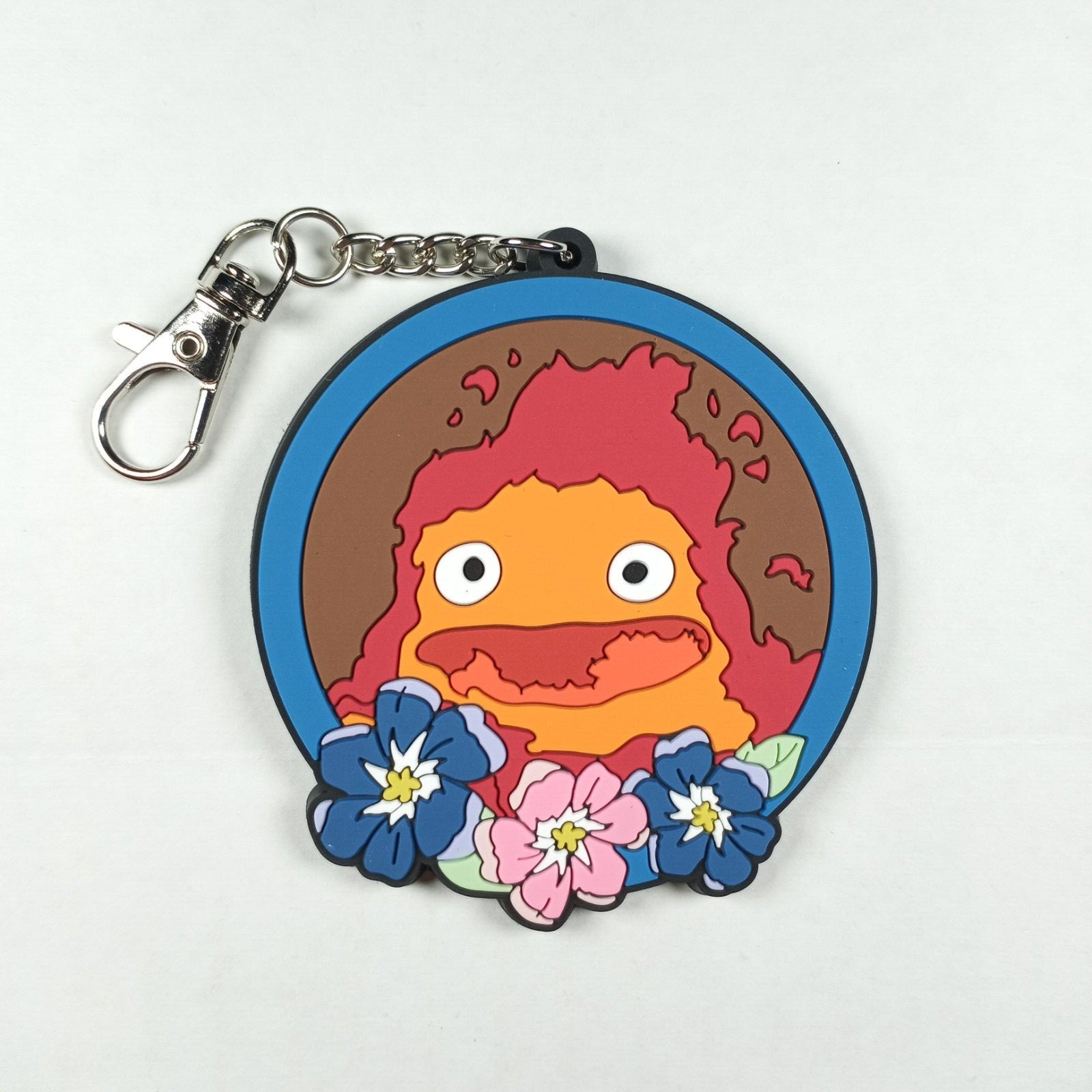 The World Of Studio Ghibli Rubber Backpack Clip Calcifer New