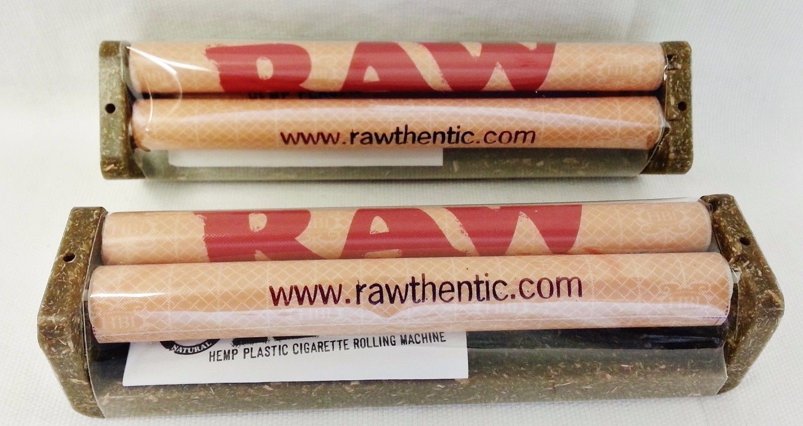 2 New RAW 110mm Roller Rolling Machine Hemp Plastic King Size Papers