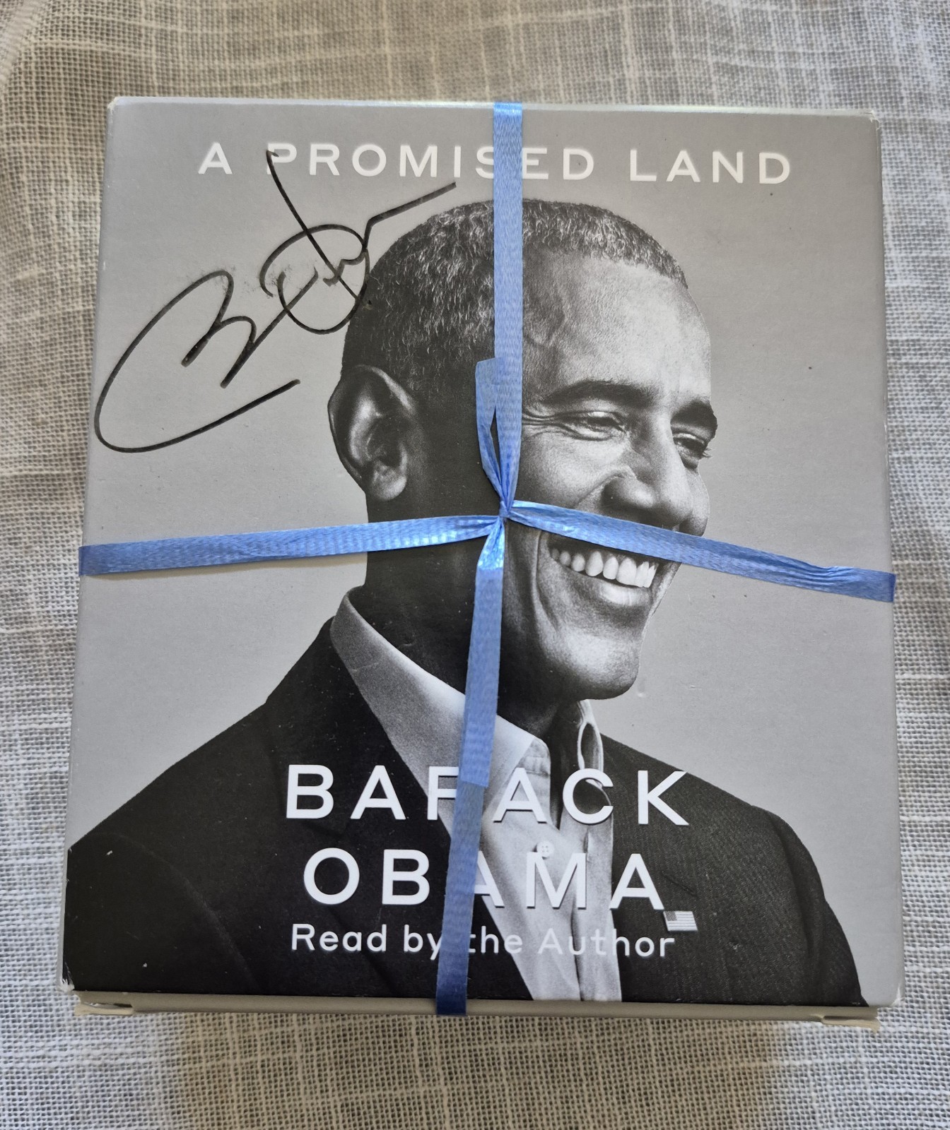 Barack Obama Signed Autographed ‘A Promised Land’ 28 CD Disc Audio Book
