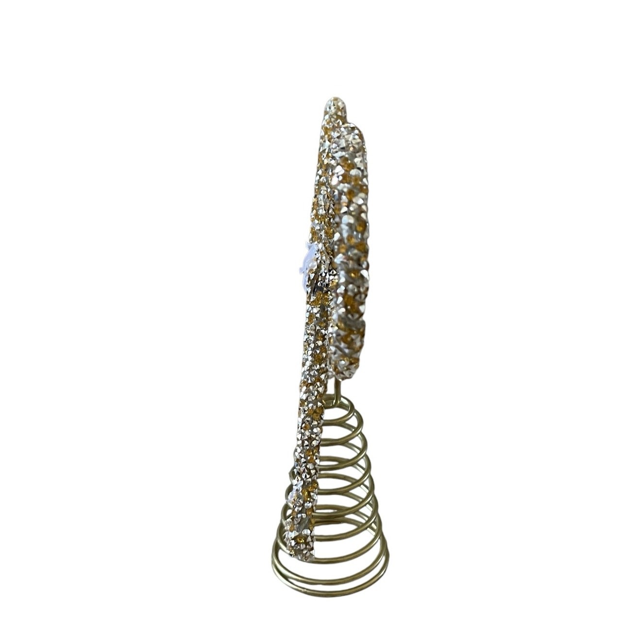 Midwinter Modern Gold/Silver Rhinestone Bow Tree Topper Christmas 2024 Viral