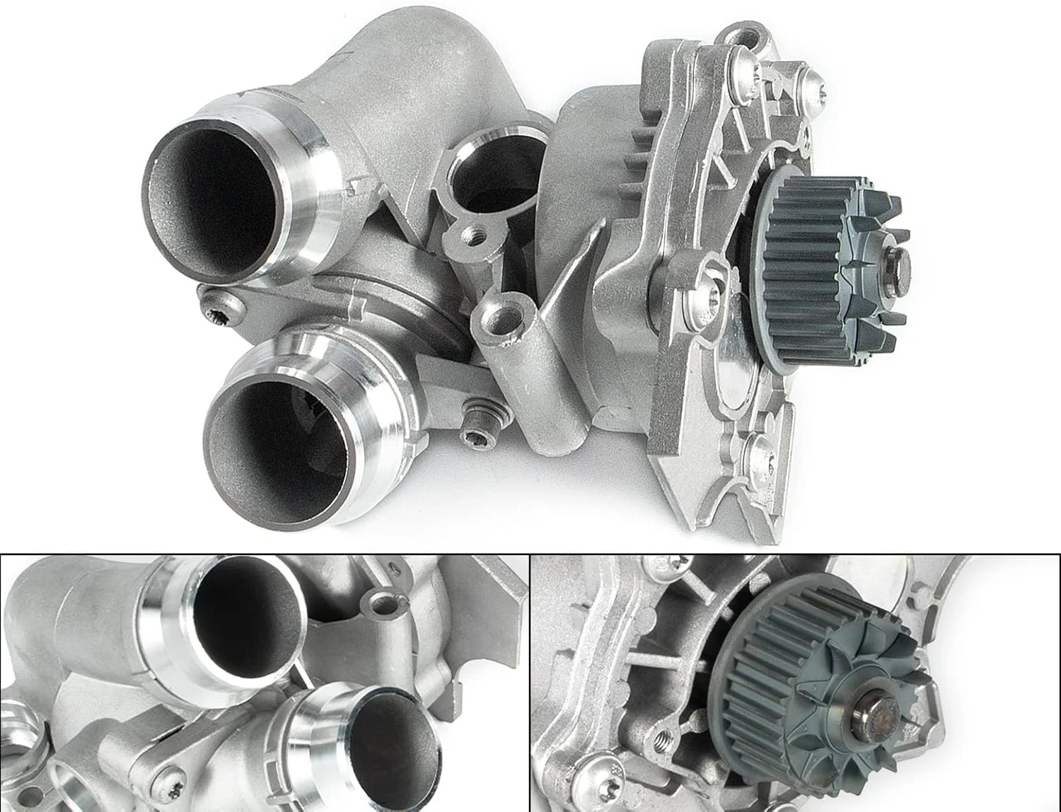 Electric Engine Water Pump Assembly Compatible with 2008-2016 Audi A3 A4 A5 A6 Q