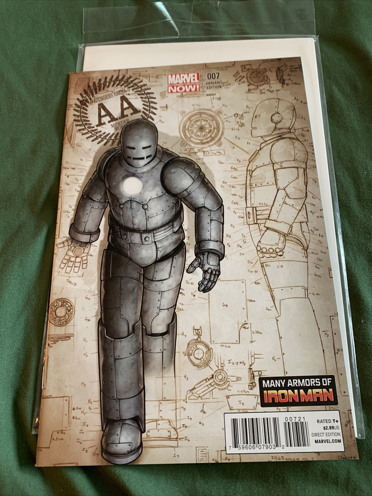 Avengers Arena AA 7 Many Armors Of Ironman Variant 2012 Marvel Now !!!
