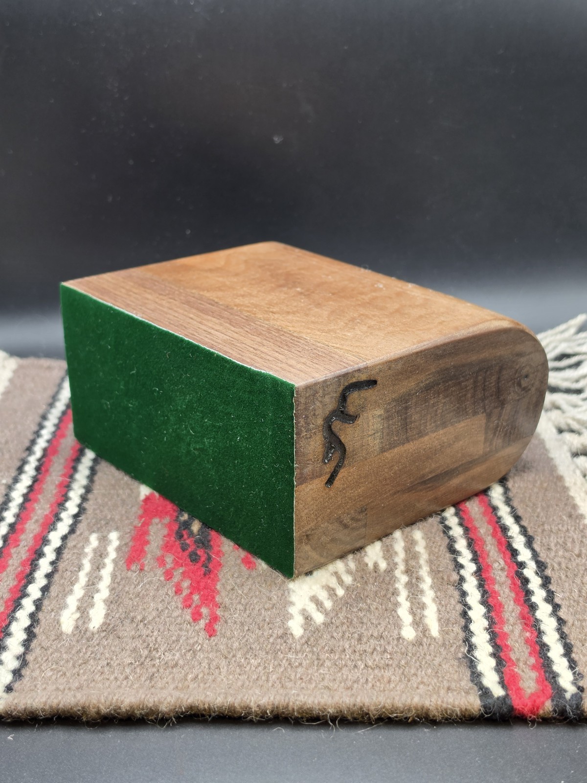 Handmade Western Spur Display Block Marked 3″