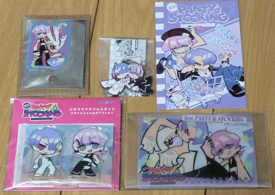 New Panty and Stocking with Garterbelt Polyester & Polyurethane 5pcs Exclusive S