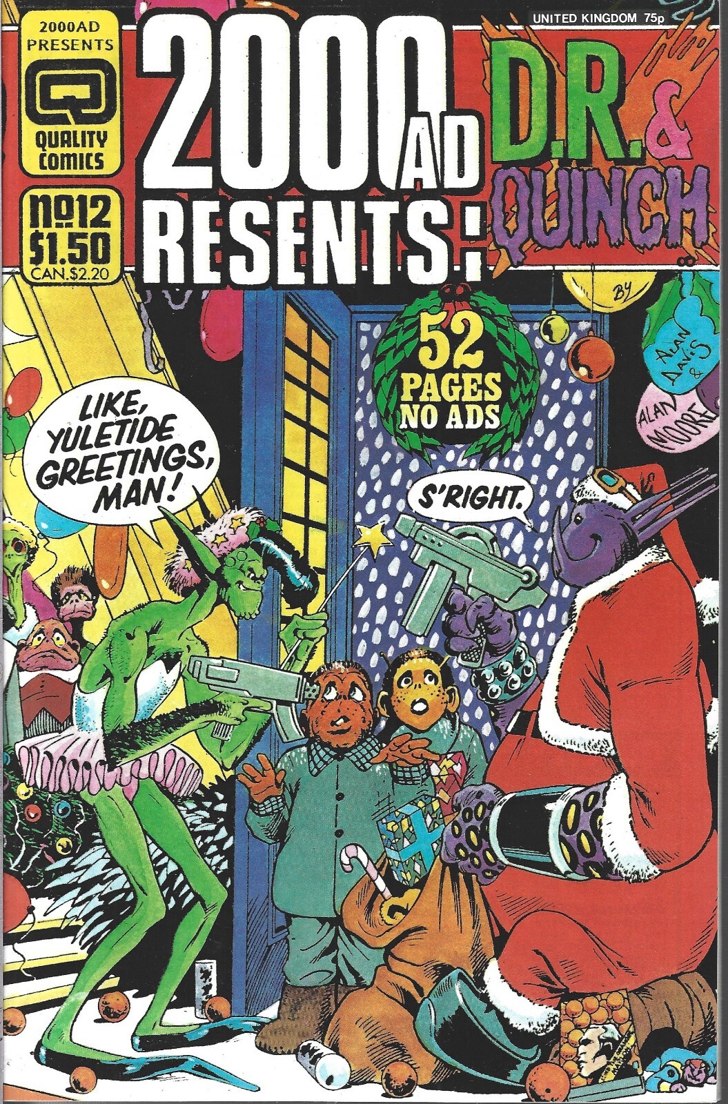 2000 AD PRESENTS D.R. QUINCH #12 (VF/NM) HIGH GRADE COPPER AGE QUALITY COMIC