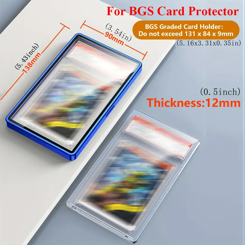 for PSA,CGC,BGS Slab Graded Trading Cards Protector Holder Magnetic Case Display