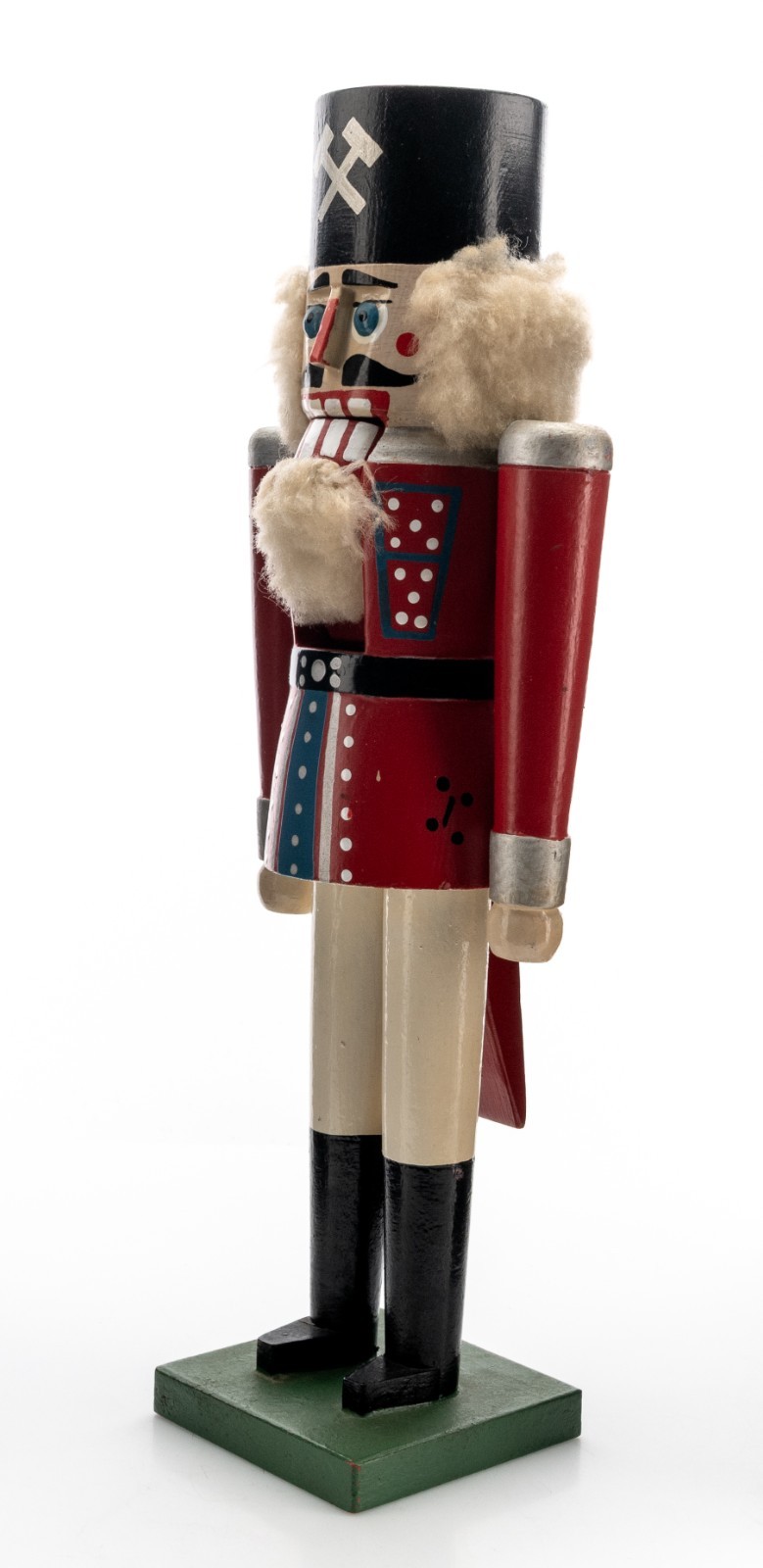 Vintage Large German Miner Nutcracker 16.5in 2.4lbs Bergmann? 1970s-1990s USED