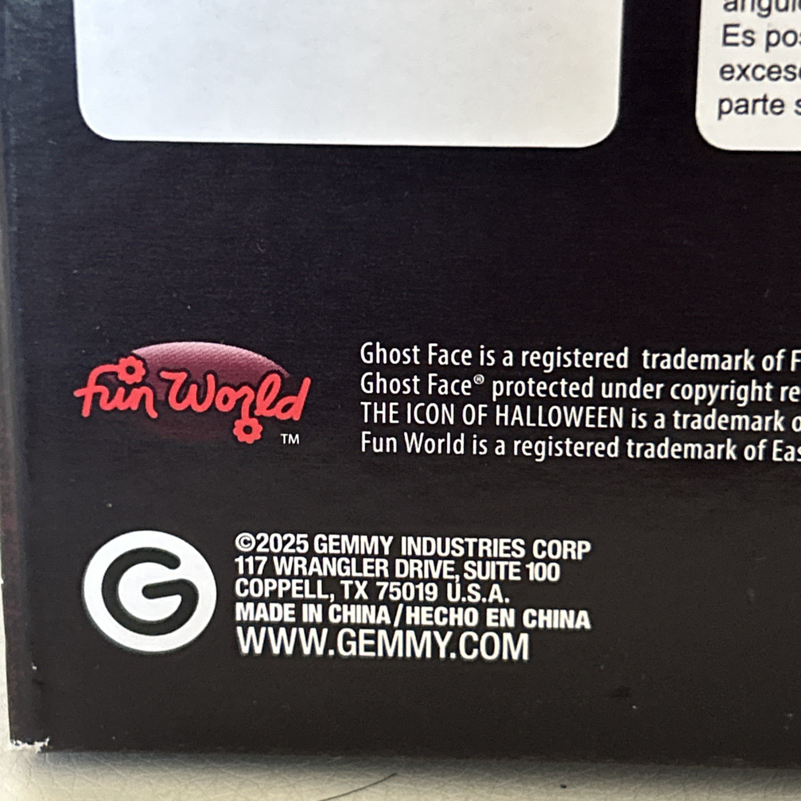 Halloween Airblown Inflatable Ghostface -opened Box Never Used