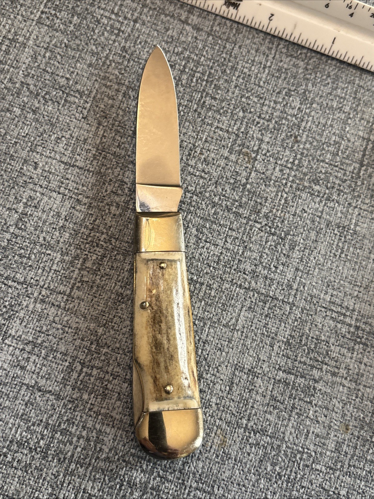 Weidmansheil Lockback Knife, Genuine Stag Handles