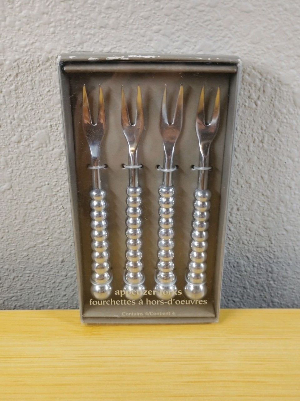 Pier 1 Stainless Steel Hors D’oeuvre Appetizer Forks Cocktail Picks SKU 2136795