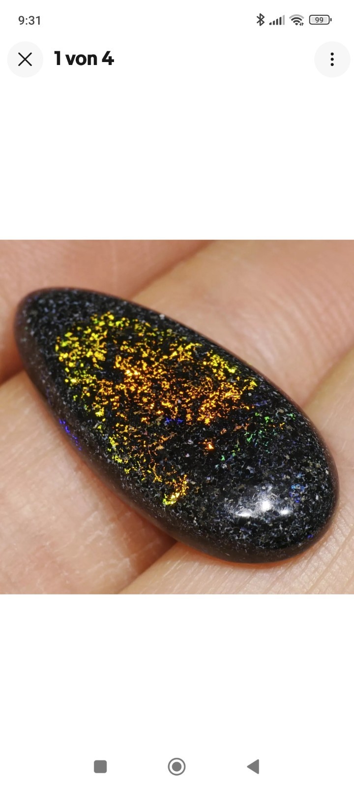 10.27ct Matrix Opal Multicolor from Queensland – Australia