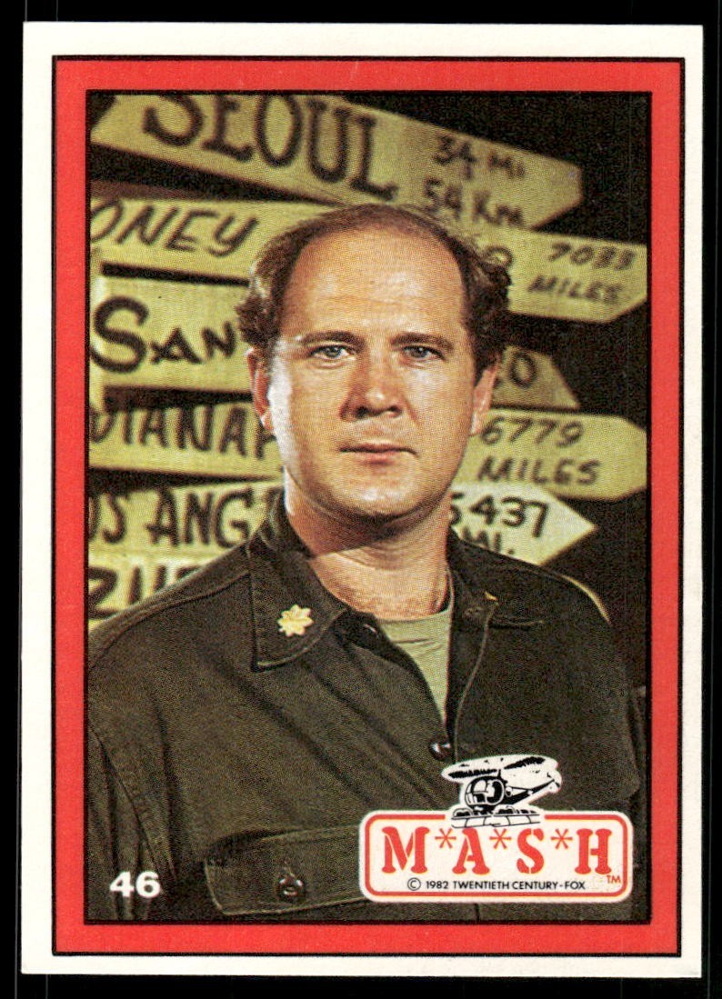 MASH 1982 War Comedy TV Show Donruss Card #46 (NM)