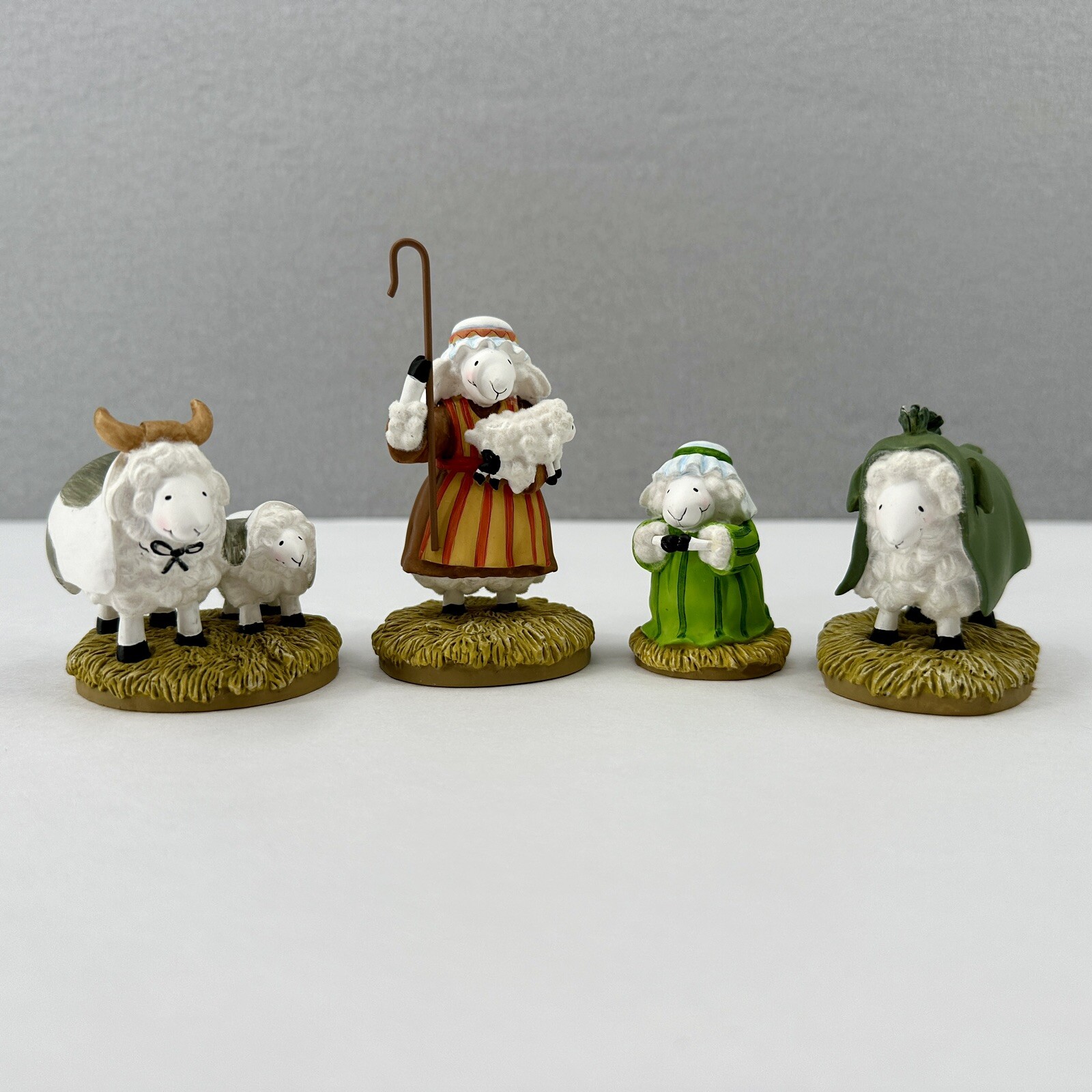 Really Woolly Sheep Pageant Nativity Donkey Cow Shepherds 2005 Dayspring Cards