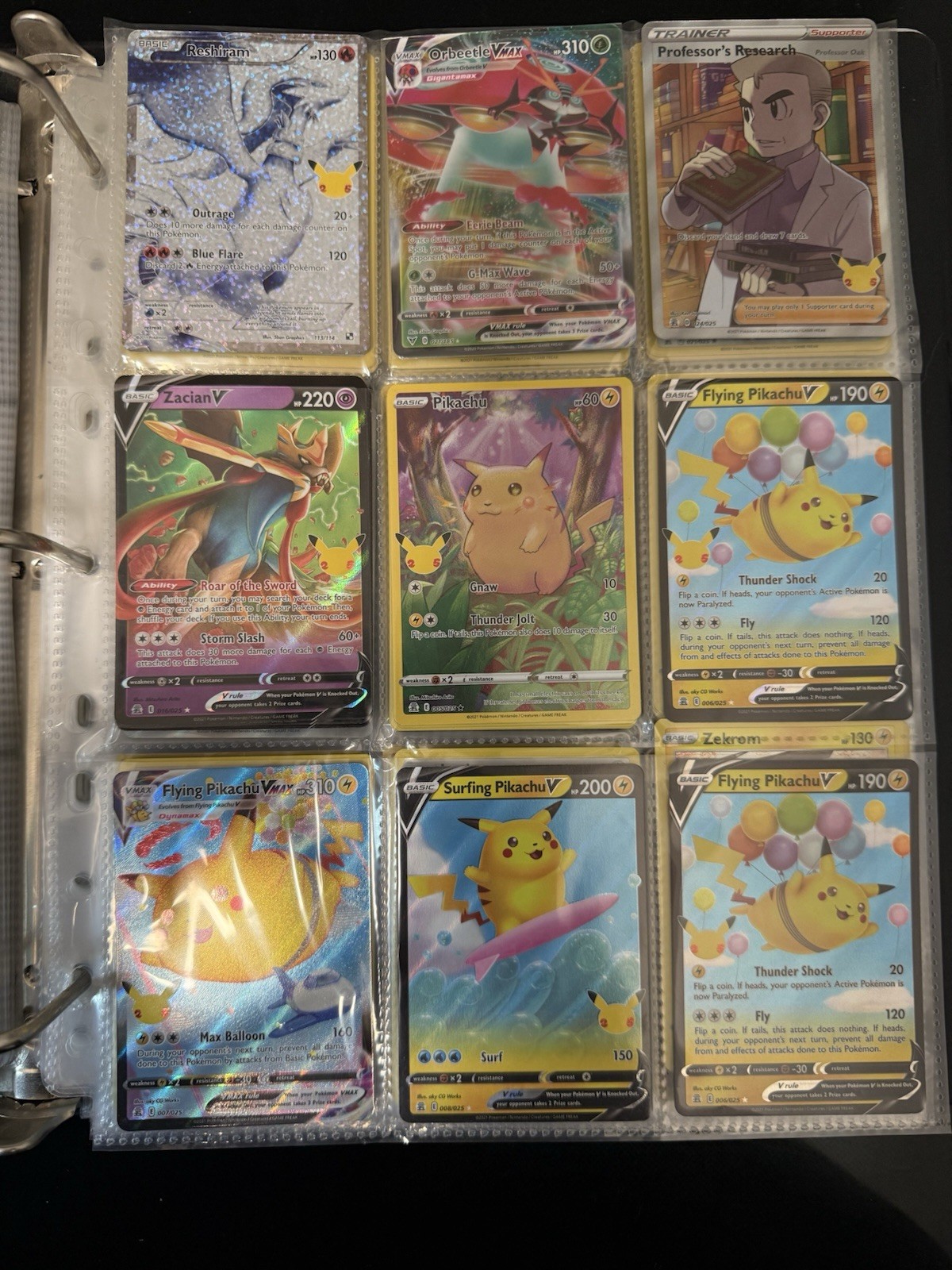 Personal Pokemon Binder Collection 2020/2021 And A Few Older Cards