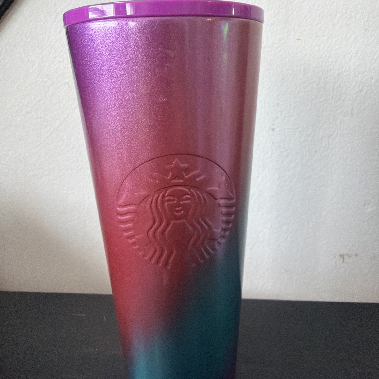 2022 Starbucks Spring Release Stainless Steel Ombre Swirl 24oz Venti