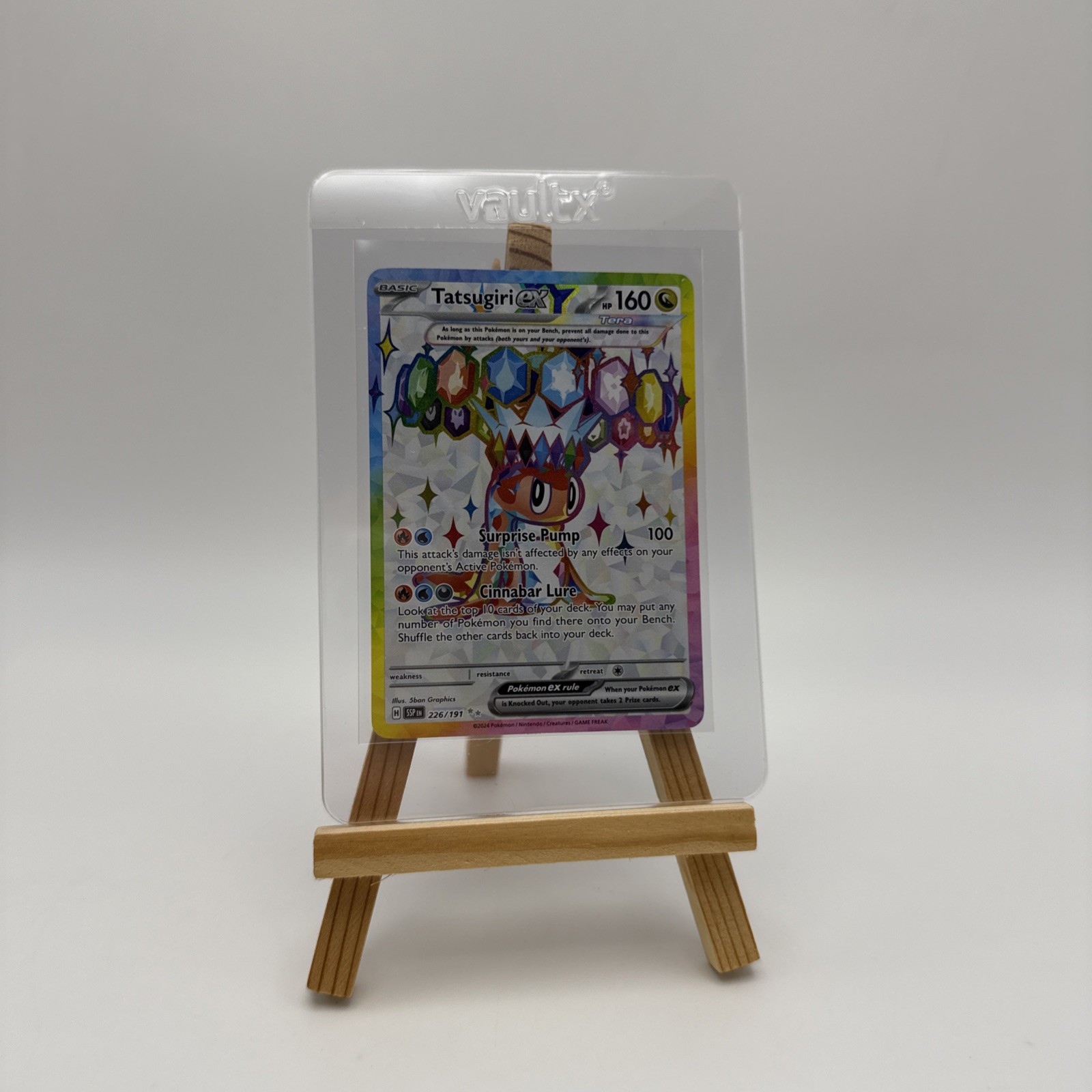 Tatsugiri ex 226/191 Ultra Rare Surging Sparks Pokemon Holo Pack Fresh