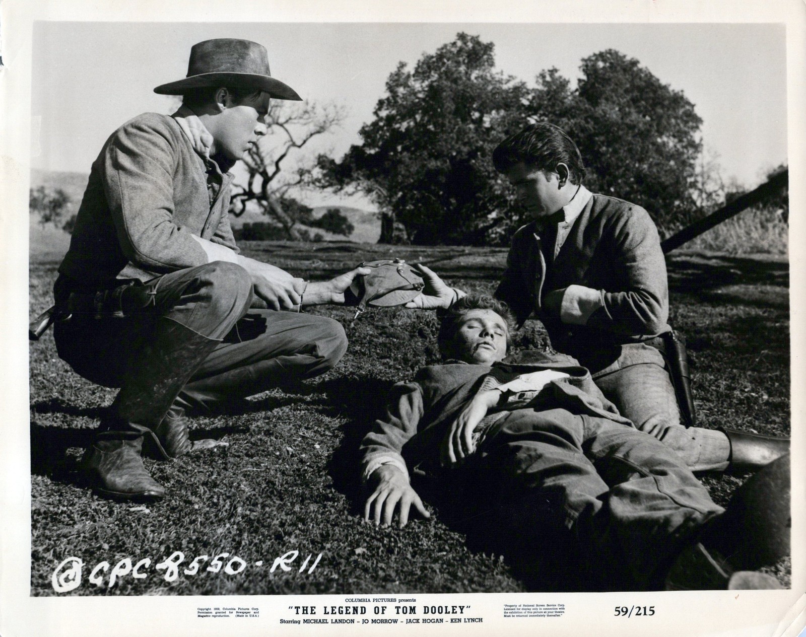 Michael Landon in The Legend of Tom Dooley (1959) Vintage Hollywood Photo 1378K