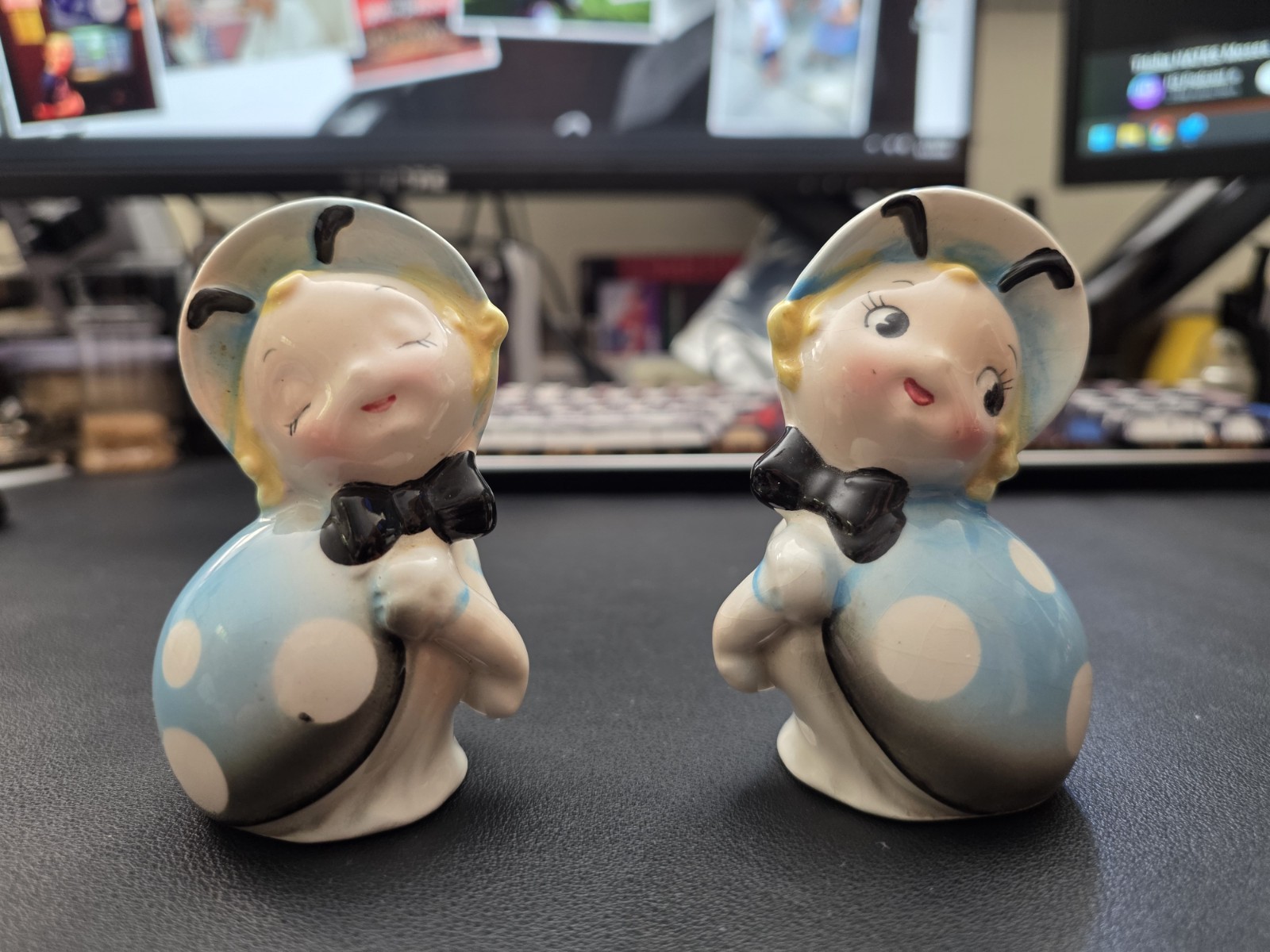 Vintage Northern Imports Lady Bugs Salt & Pepper Shakers Vintage Japan Kitsch