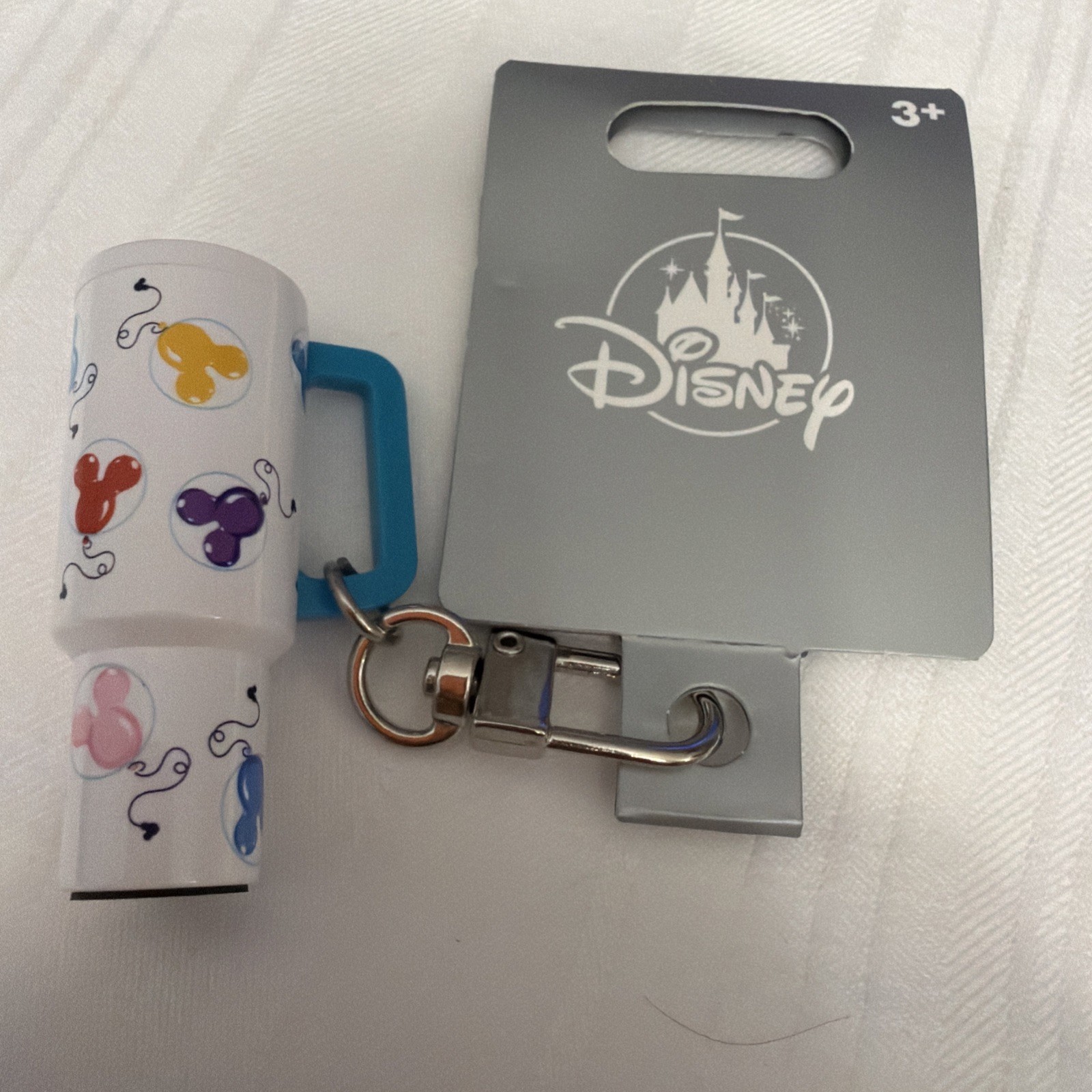 Disney Parks Mickey Balloon Tumbler Keychain