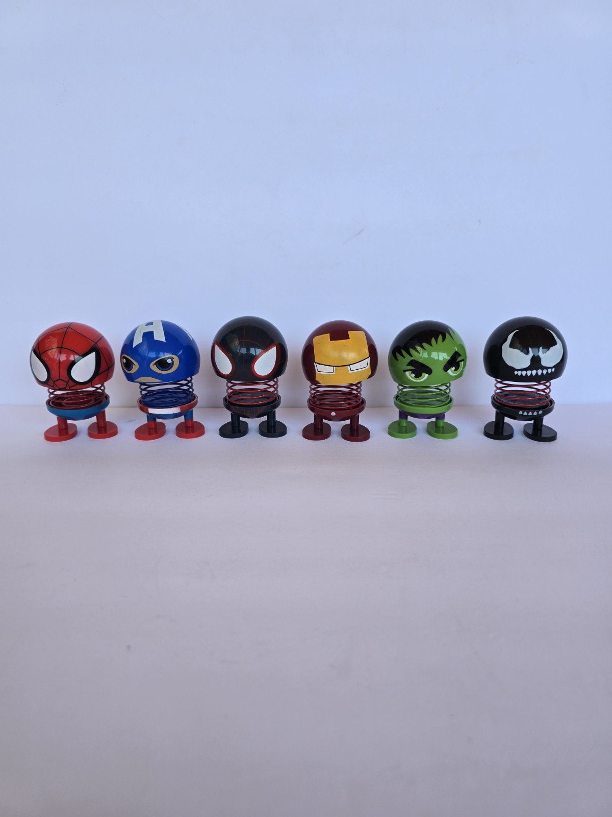 Avengers Assemble Spider-Man Hulk Iron Man Bobblehead Figures SO CUTE!!!