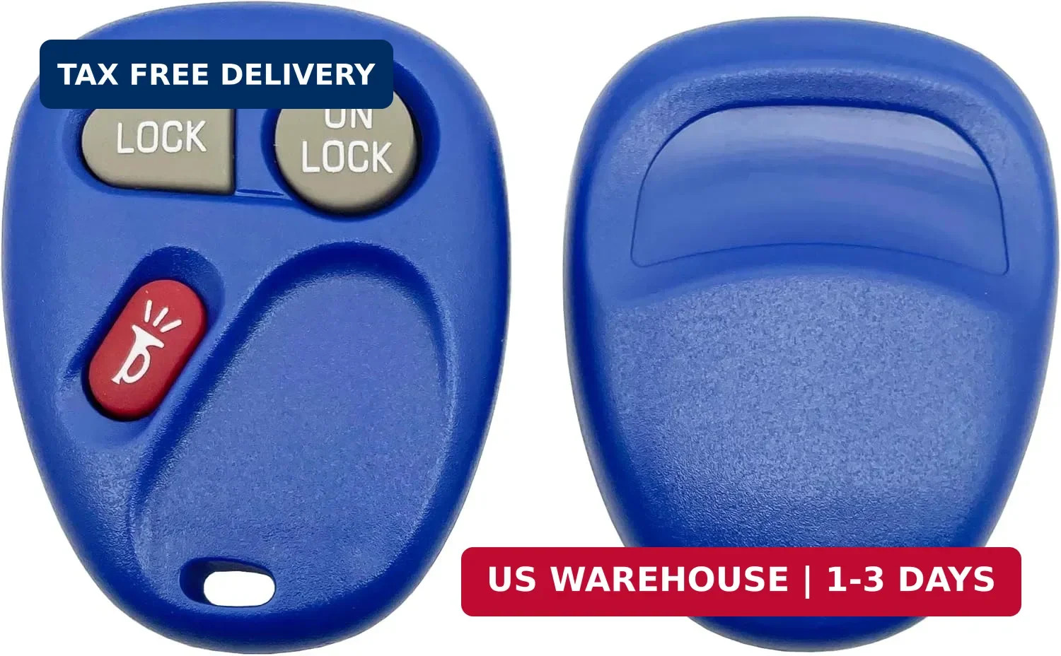 Replacement Key Fob Shell Keyless Entry Remote Car Key Fob Case Fits for Chevy A