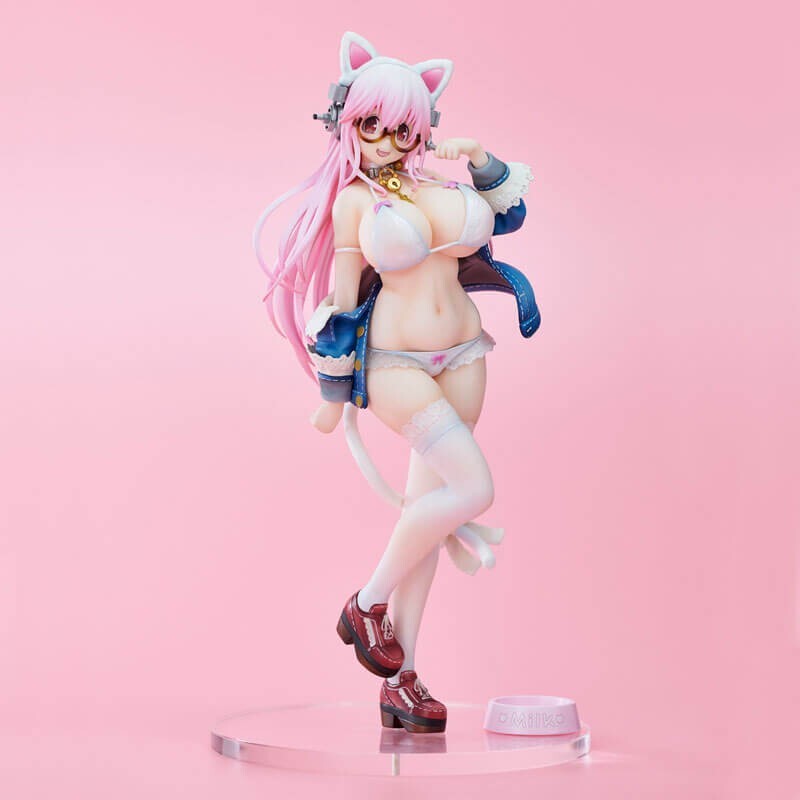 Super sonico White cat ver figure UNION CREATIVE 10.6in JP