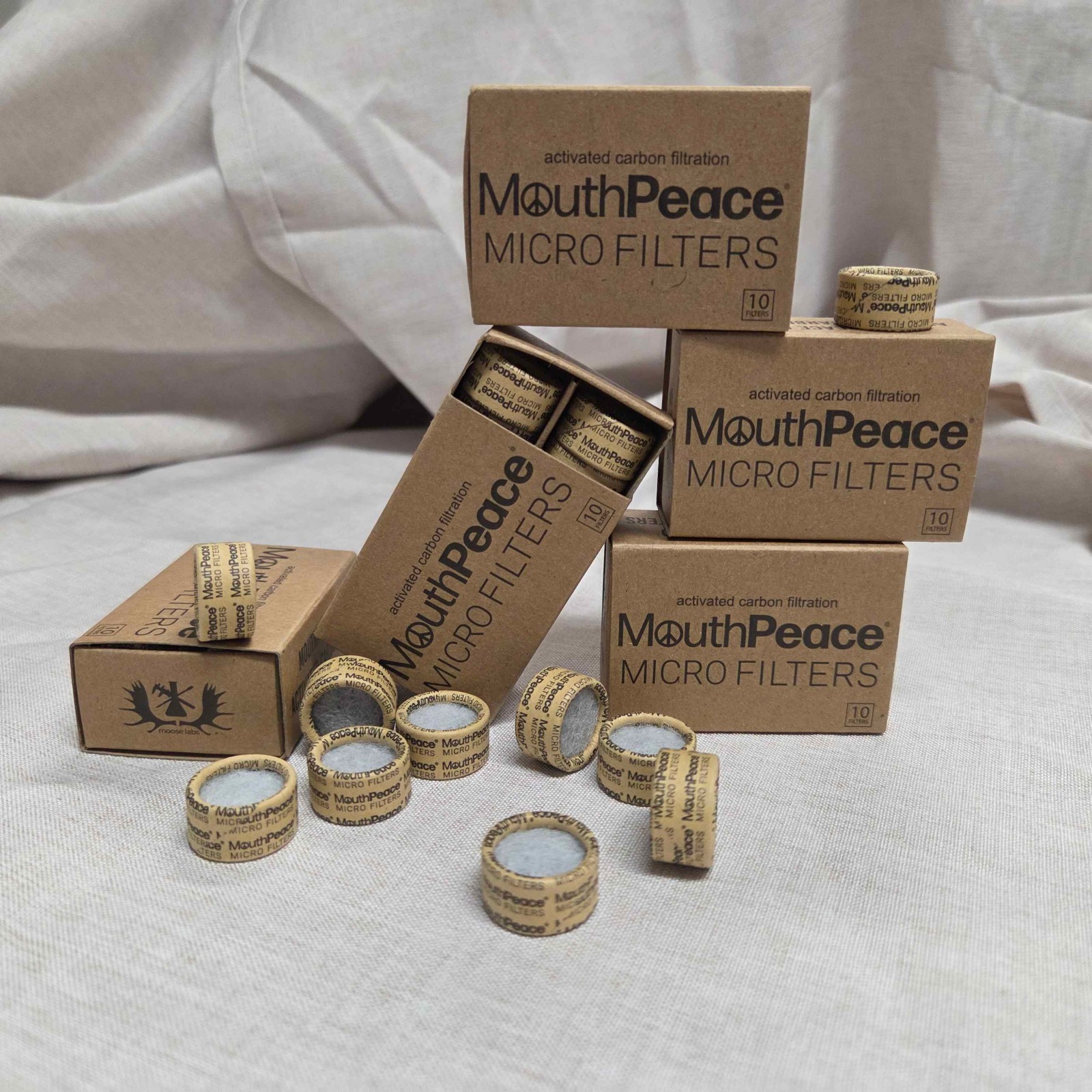 MouthPeace MICRO Carbon Filter Replacements – 5 Packs of 10ct Micro Filter Boxes