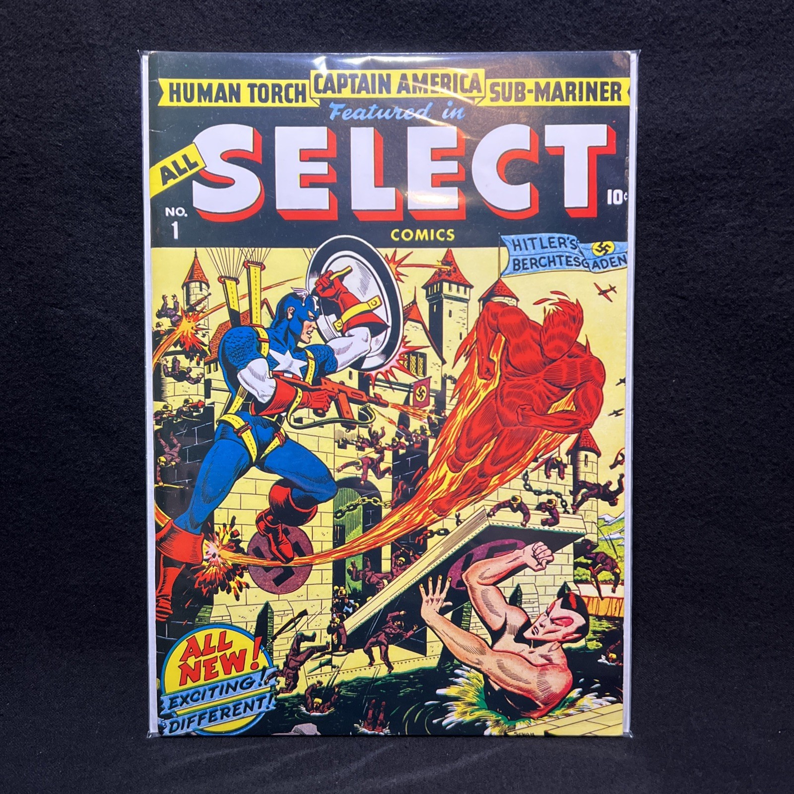 Timely Comics All Select Comics #1 Flashback 1974 Reprint Alex Schomburg