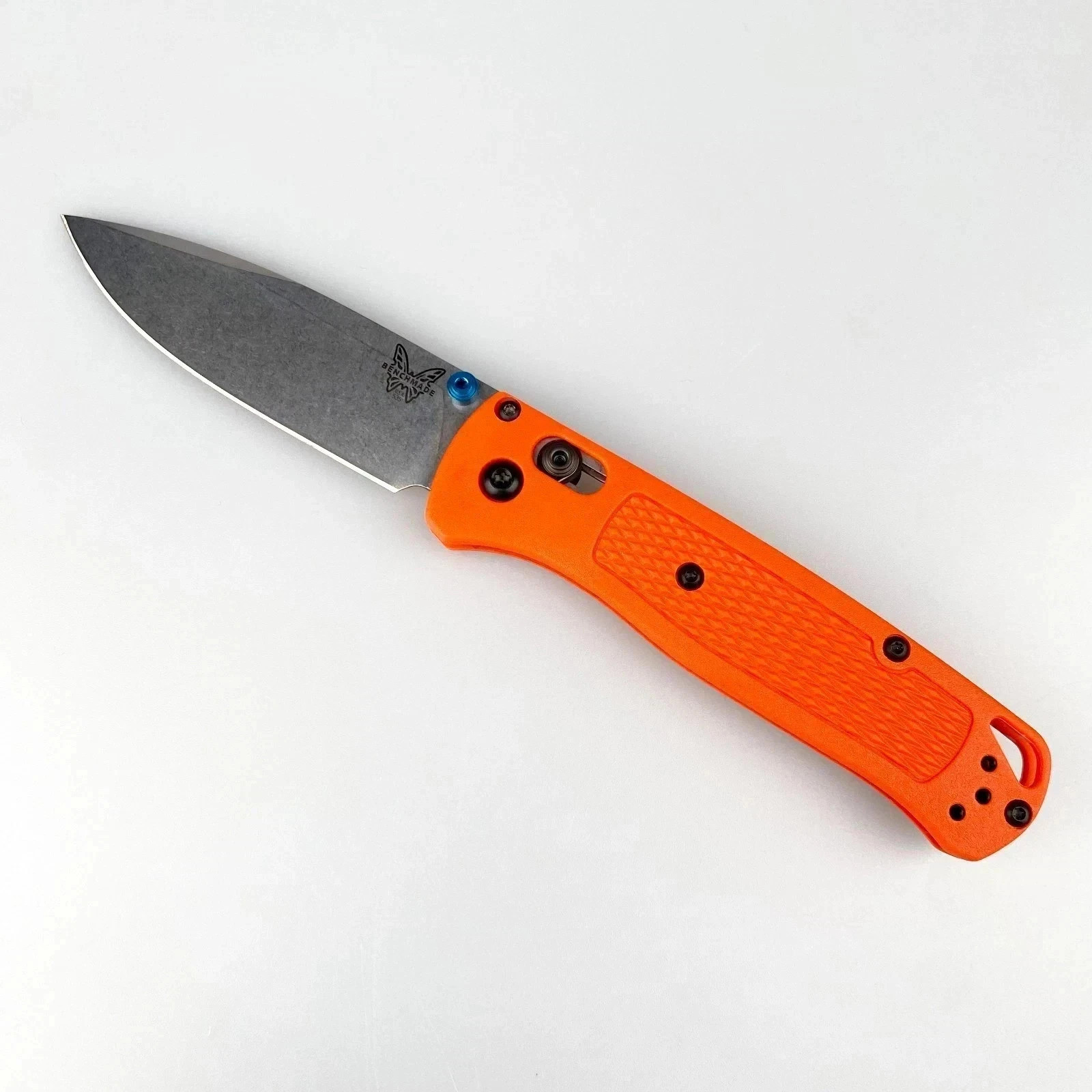 Benchmade 533-Custom Bugout Knife Orange Grivory Handle S30V Folding Knife