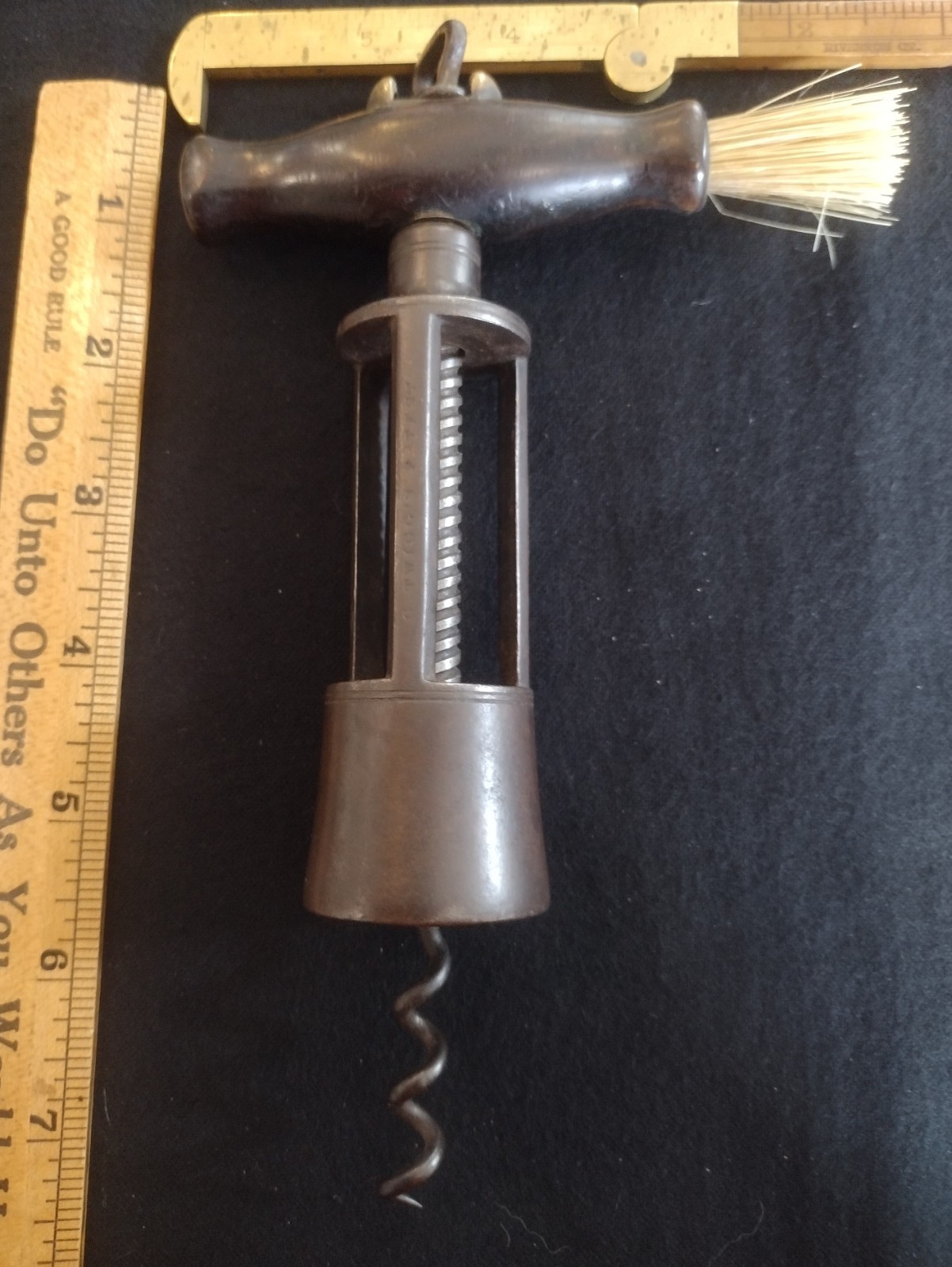 CORKSCREW THREE PILLAR TWIGG PATENTED n 1868 OVER 150 YEARS OLD GREAT CONDITION