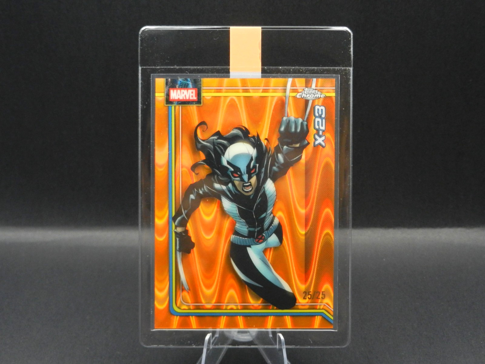 🗡️ X-23 || ORANGE Raywave BOOKEND /25 ‼️2026 Topps Chrome Marvel Comics #200 🔥