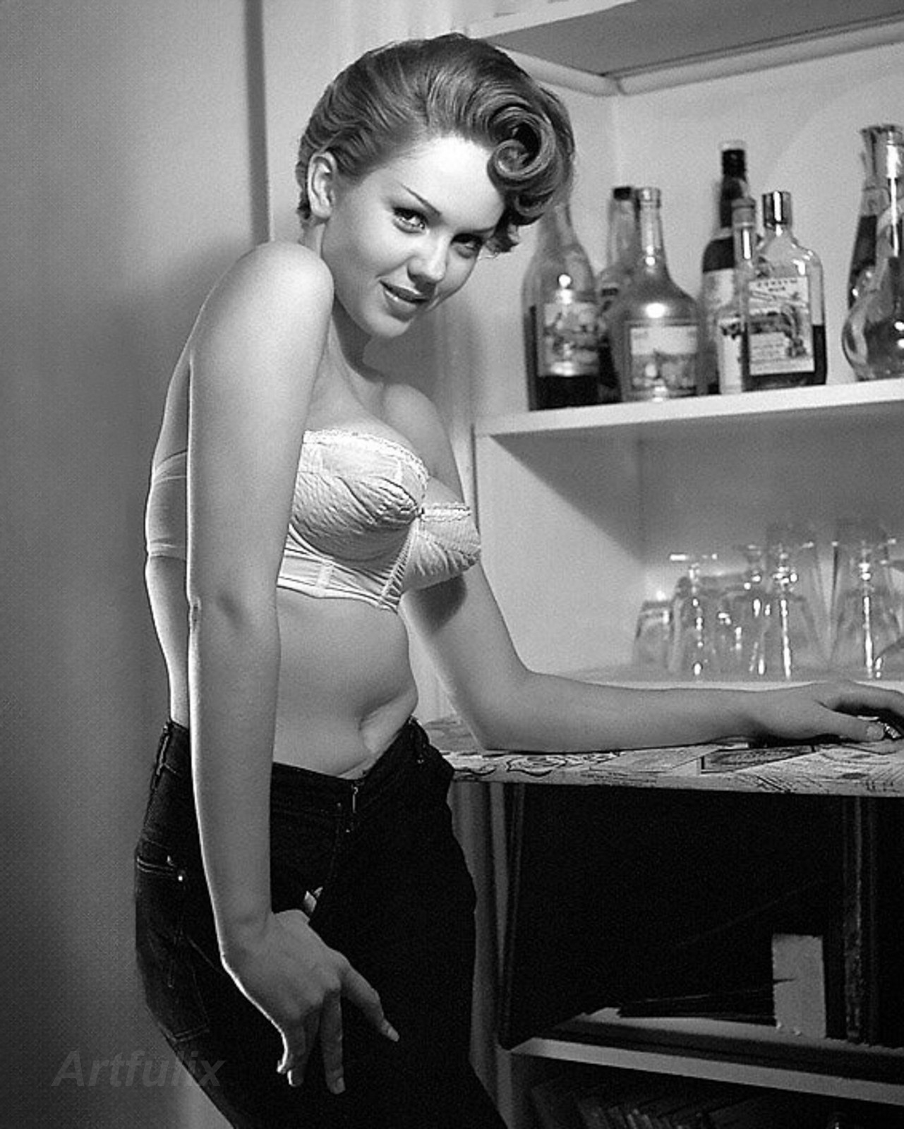 Vintage Glamour Girl 8×10 Photo 💚 Sexy Style Pin-Up Publicity – Pin-Up Archive