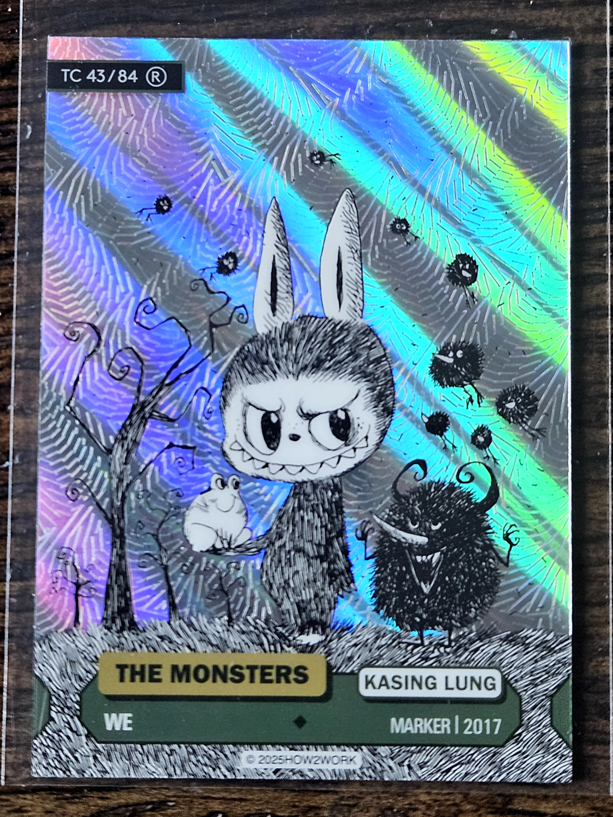 PICK A CARD HOW2WORK The Monsters Series 3 Trading Card Kasing Lung Rare 43-84