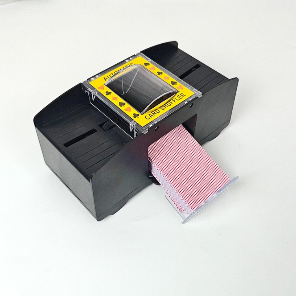 2 Deck Automatic Card Shuffler Poker Cards Shuffling Machine Casino Playing Game