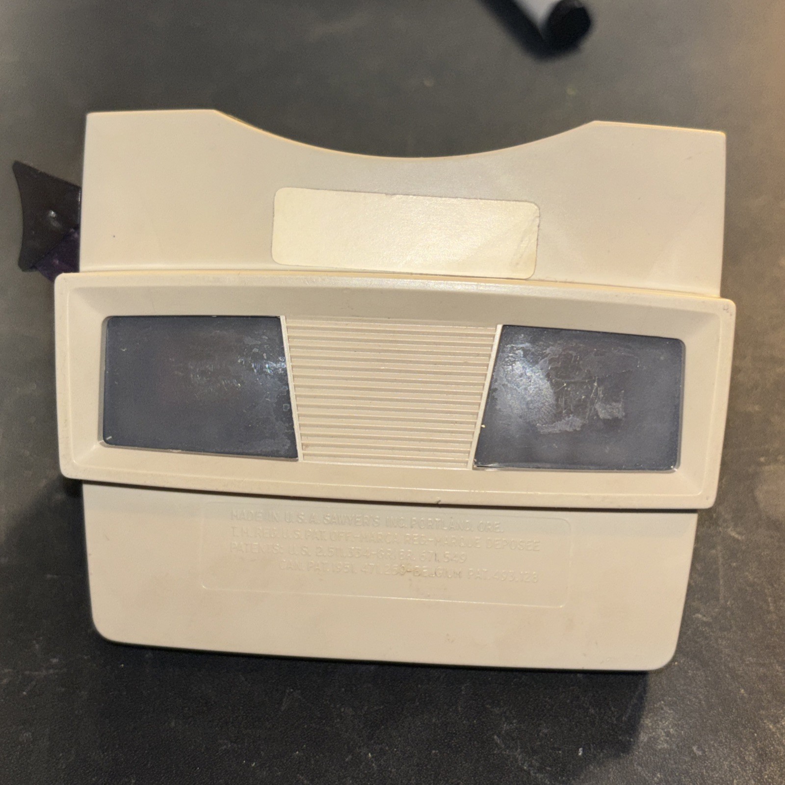Vintage Sawyers Viewmaster Viewer View Master Tan Brown Taupe 1970s Tested