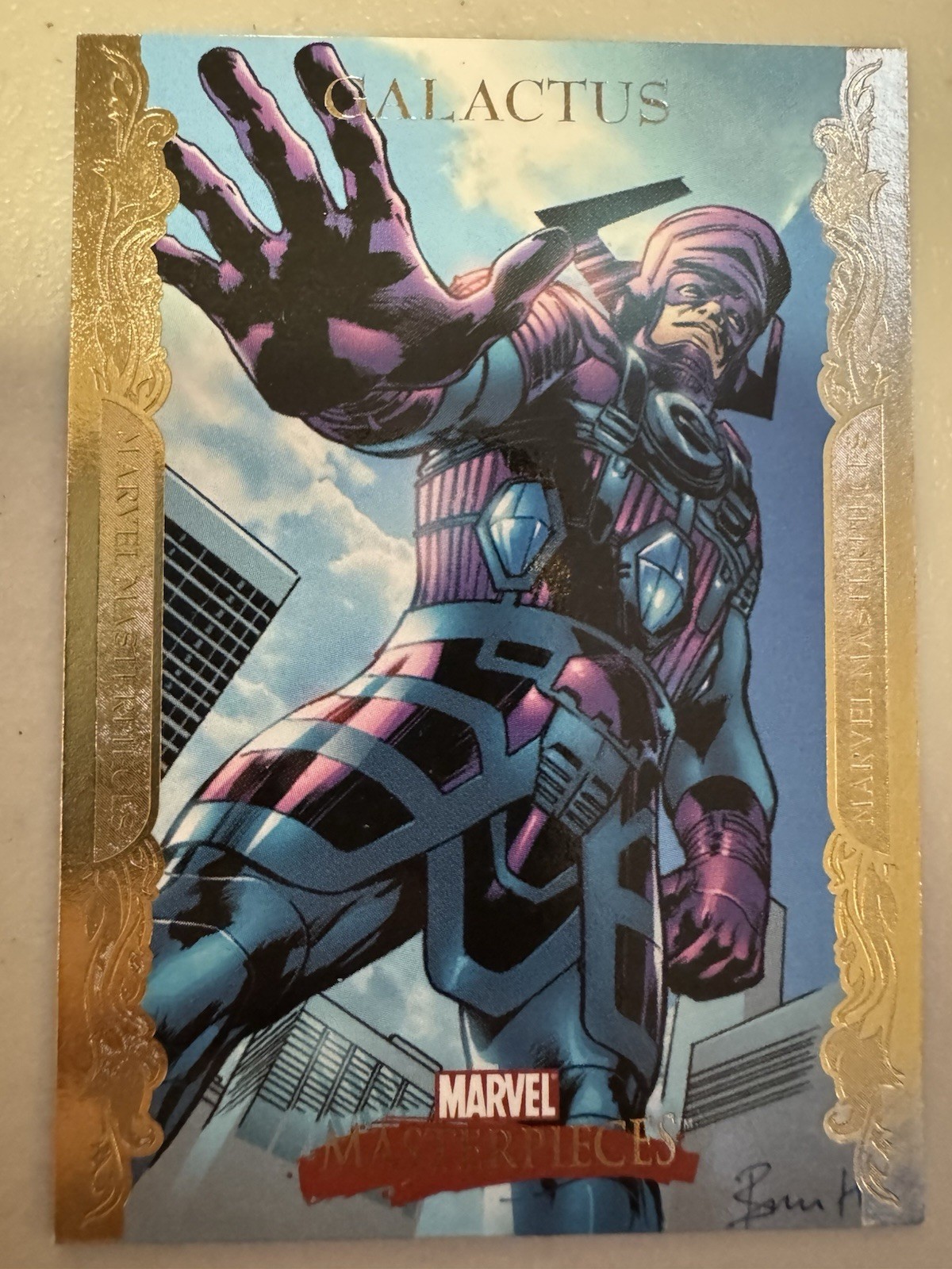 Galactus 2007 Upper Deck Fleer Marvel Masterpieces Gold Border #30